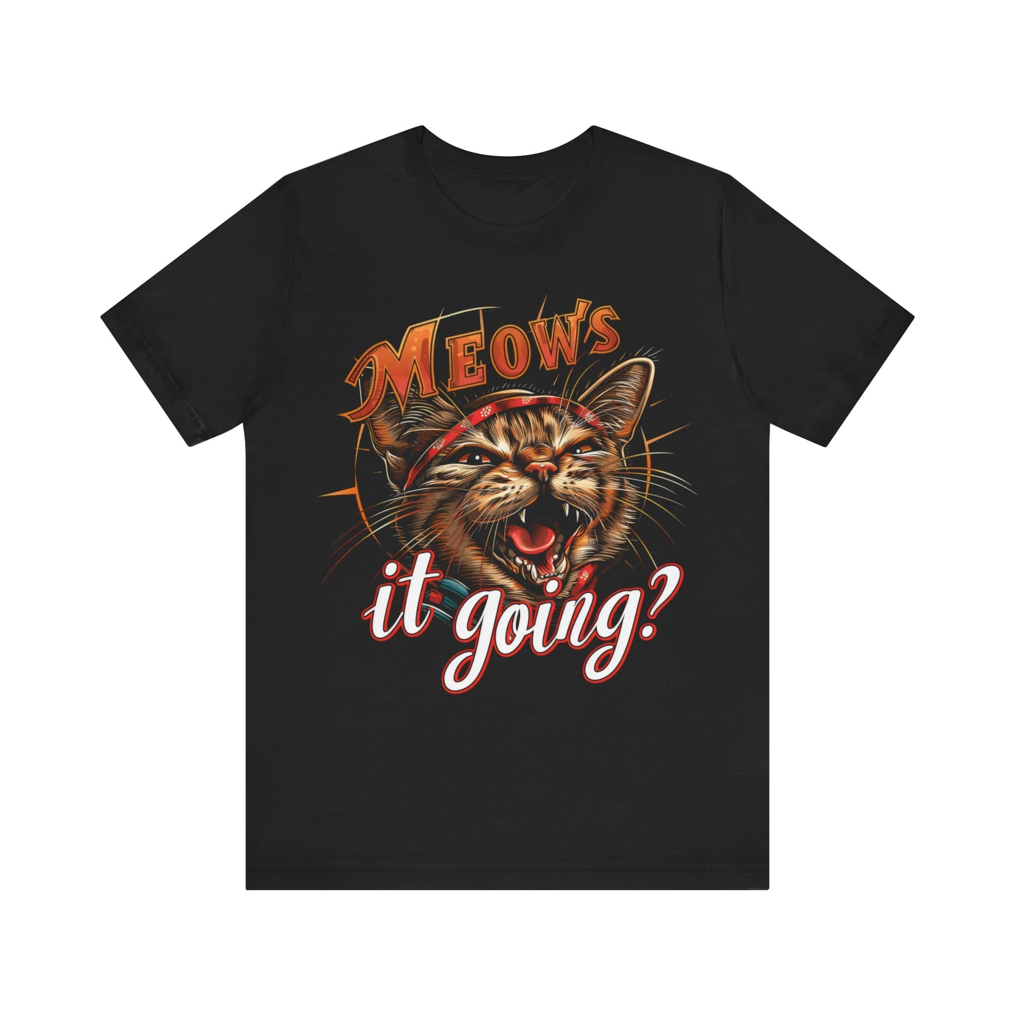 Meow’s It Going Cat T-Shirt Funny Cat Lover Tee
