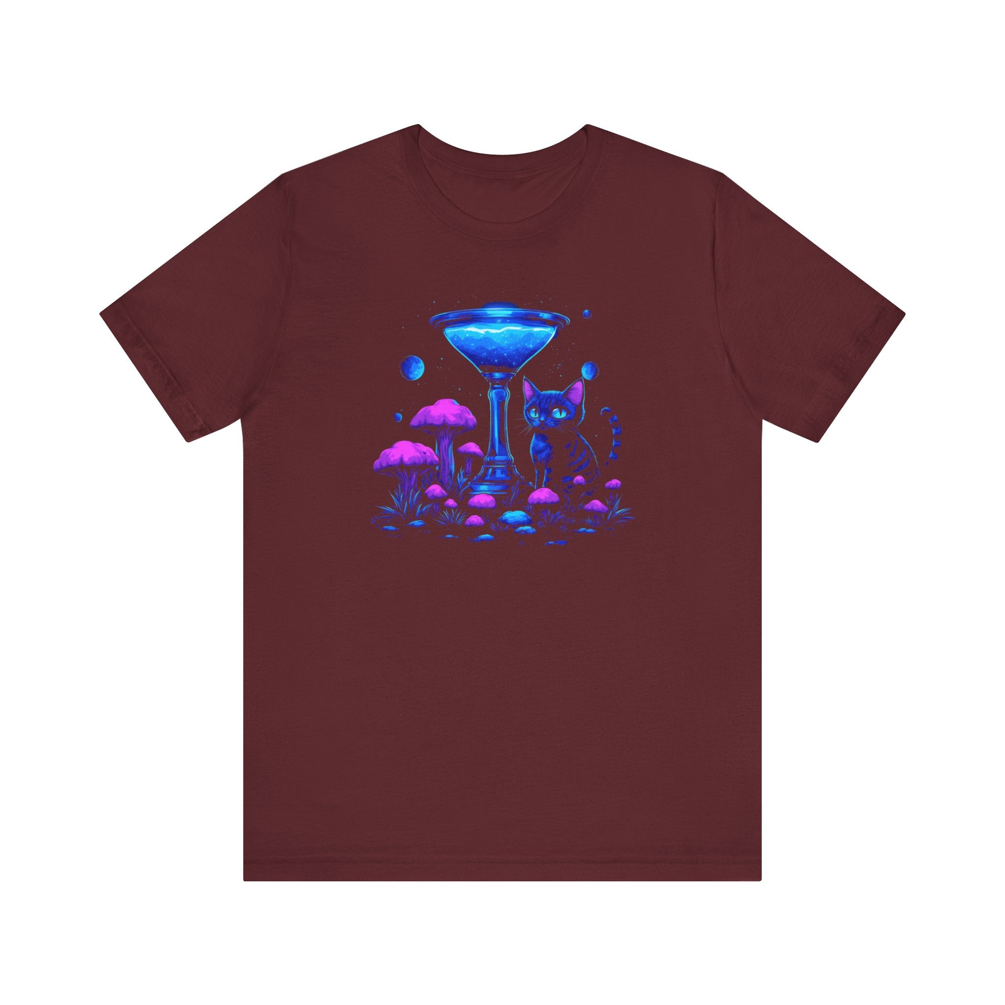 Mystical Neon Cat T-Shirt