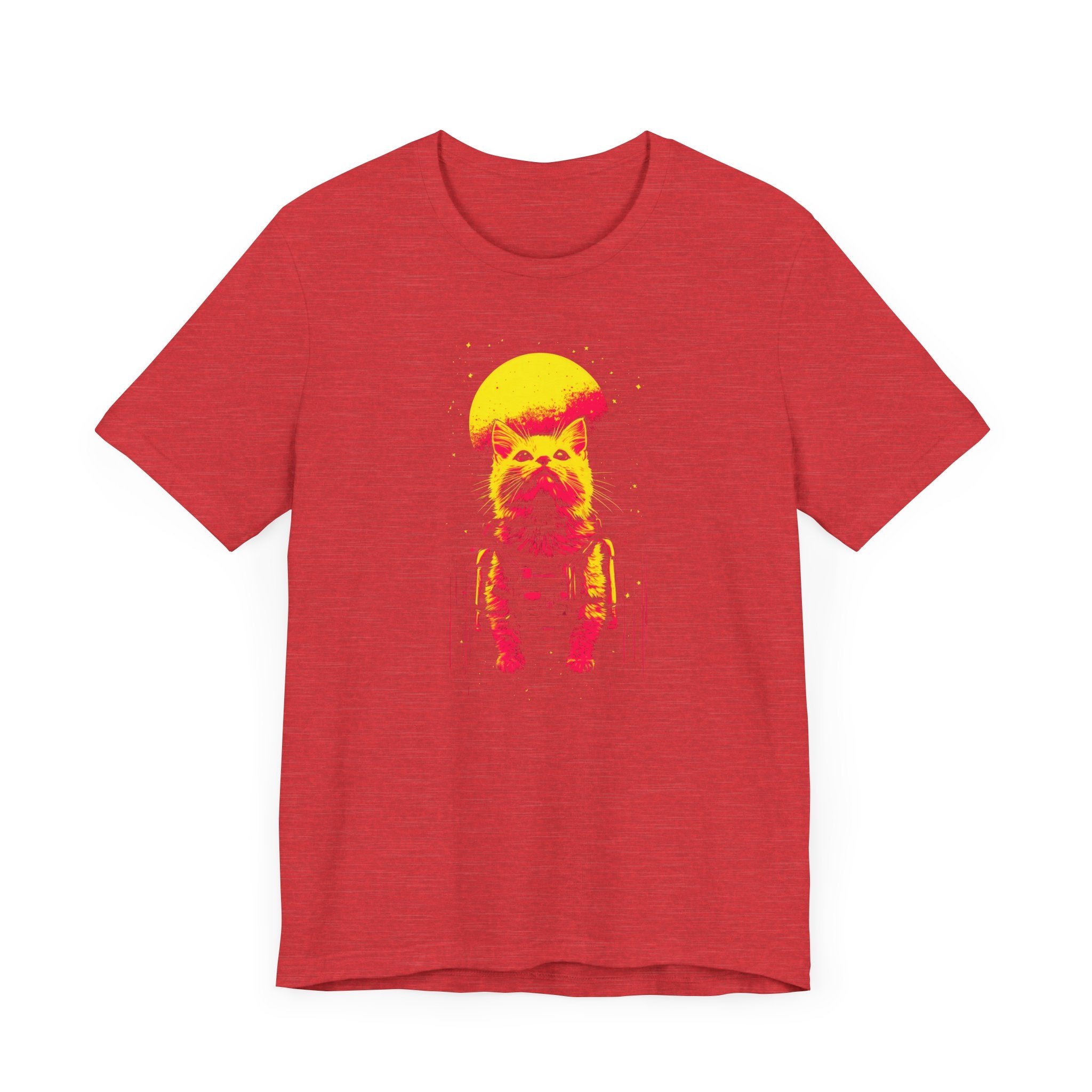 Neon Moon Astronaut Cat T-Shirt