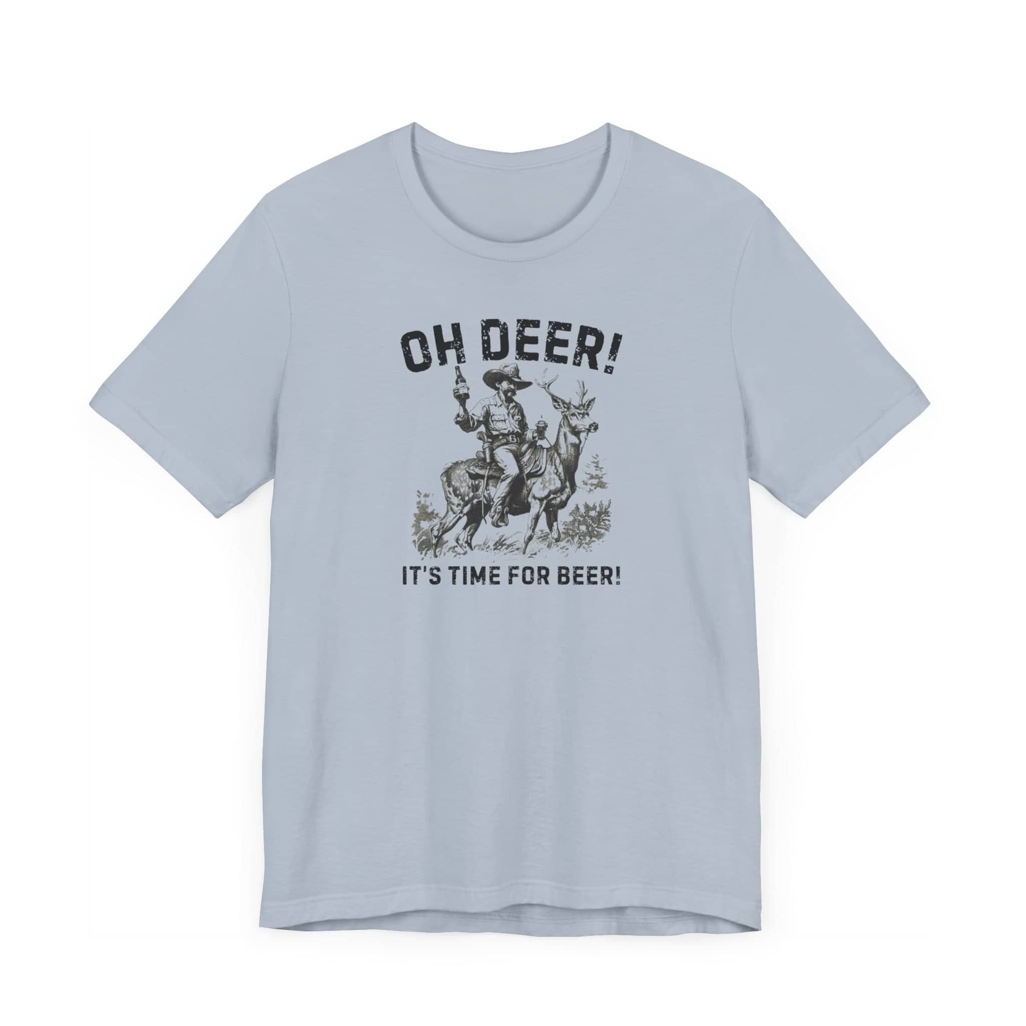 Oh Deer Its Time For Beer Shirt Funny Drinking Tee