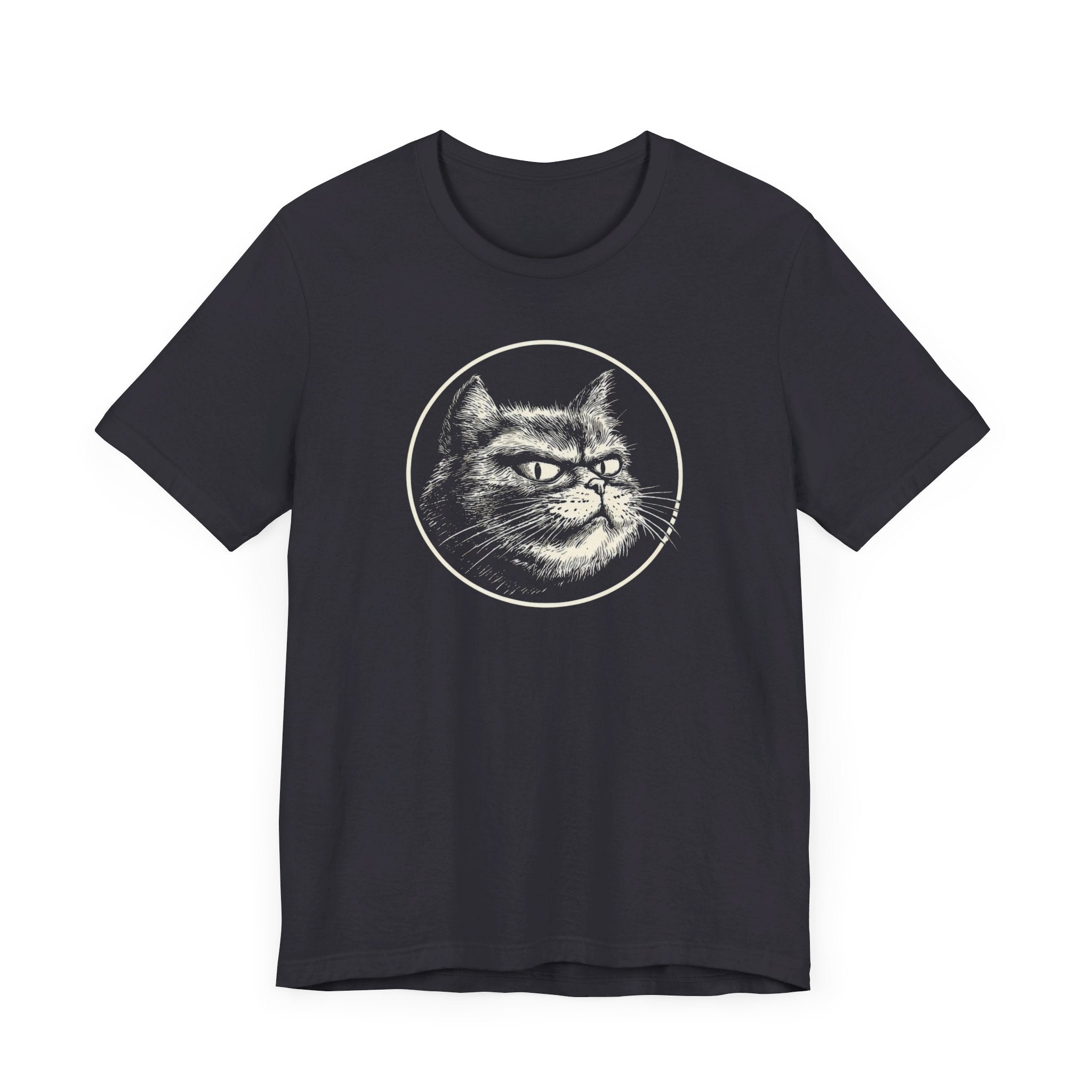 Grumpy Cat Graphic Tee – Vintage Style Cat Lover Shirt