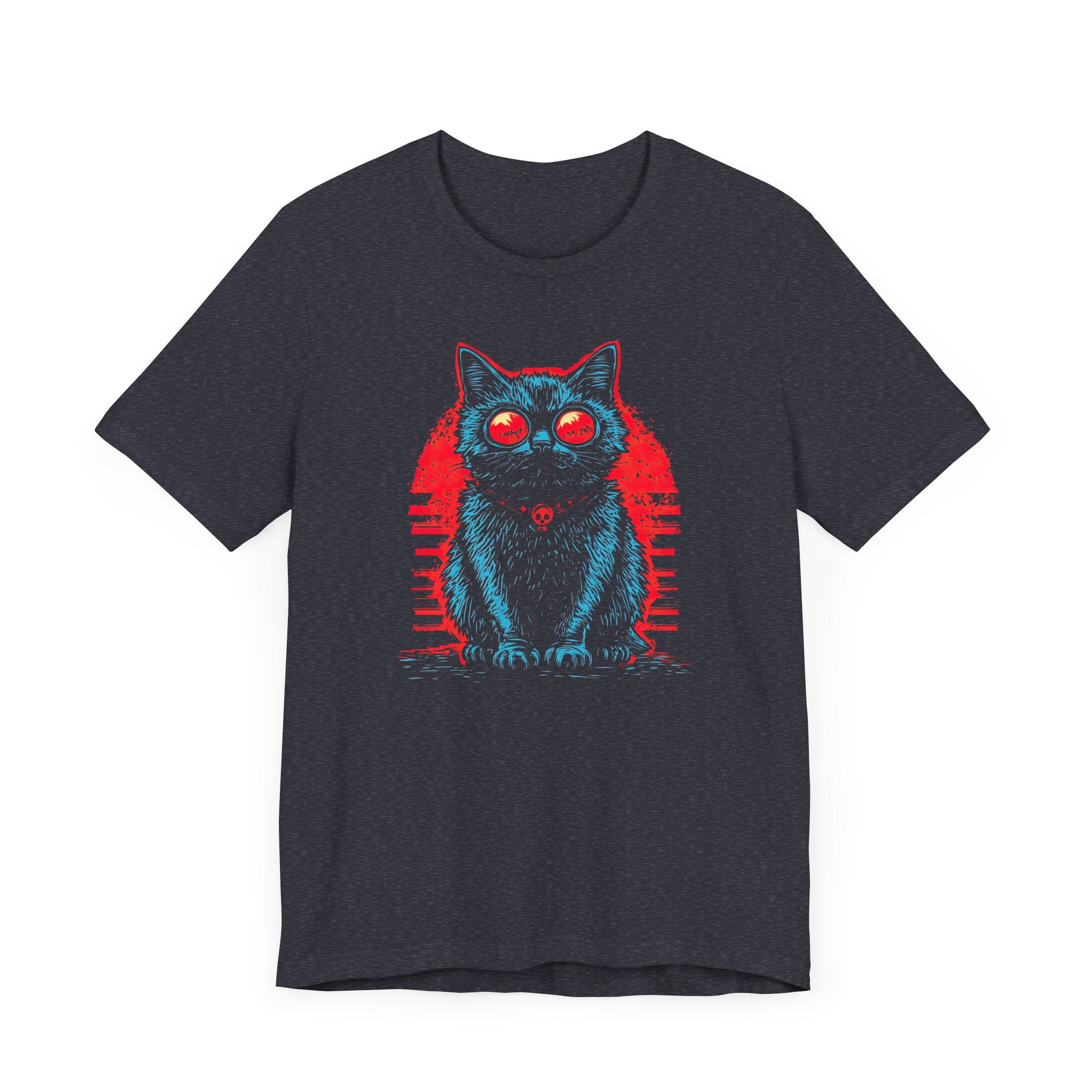 Retro Neon Cat T-Shirt