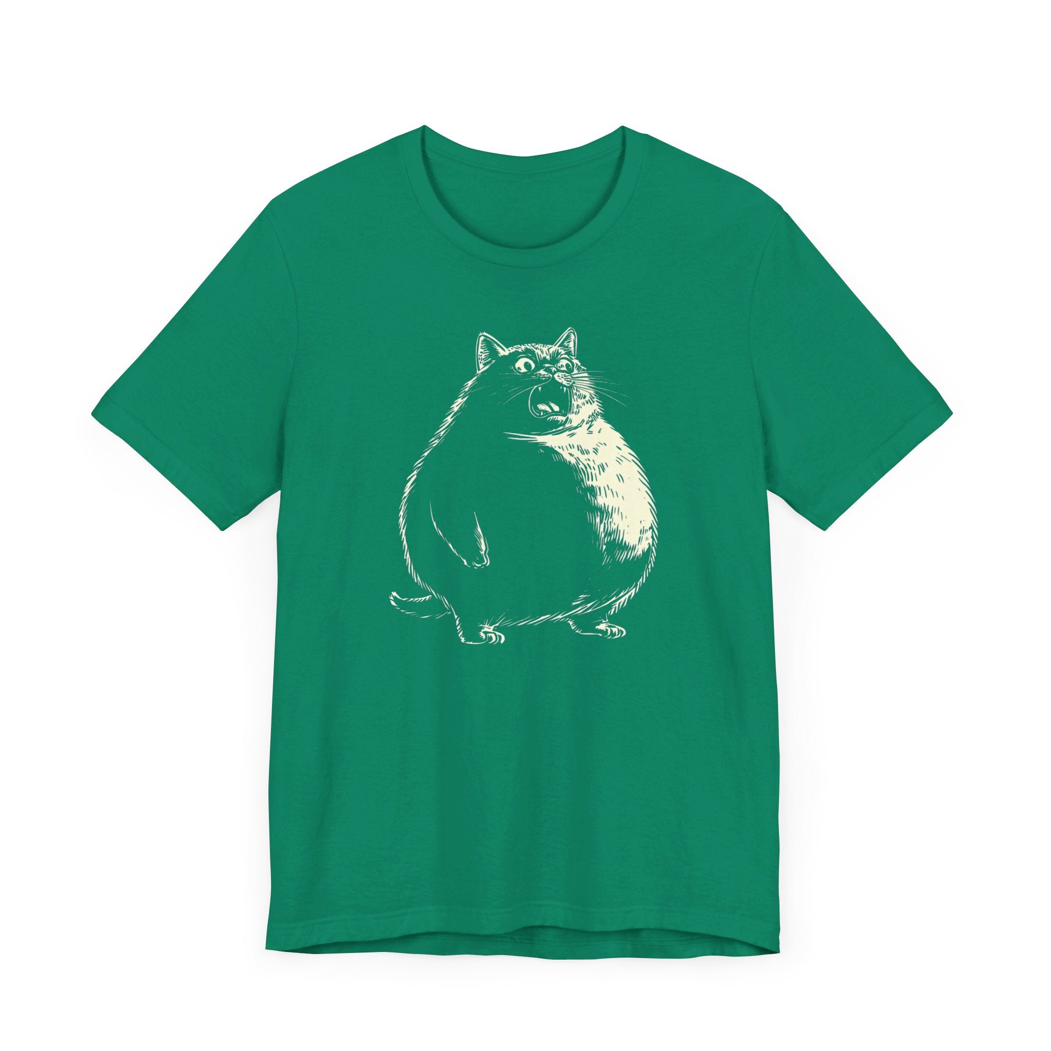Chonky Black Cat Graphic T-Shirt