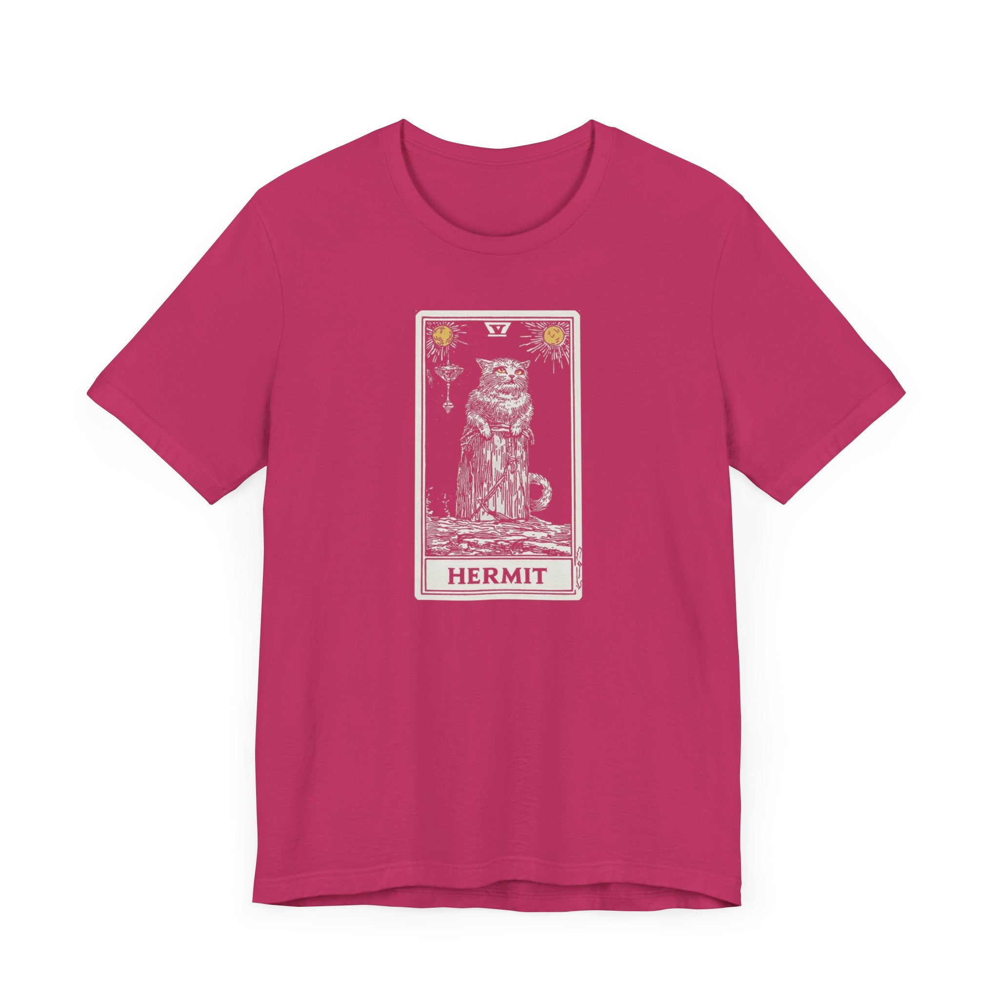 Hermit Tarot Cat T-Shirt