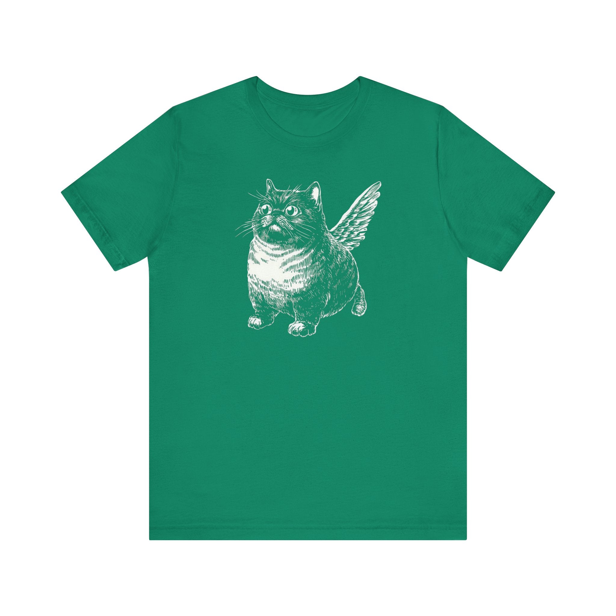 Whimsical Winged Cat T-Shirt
