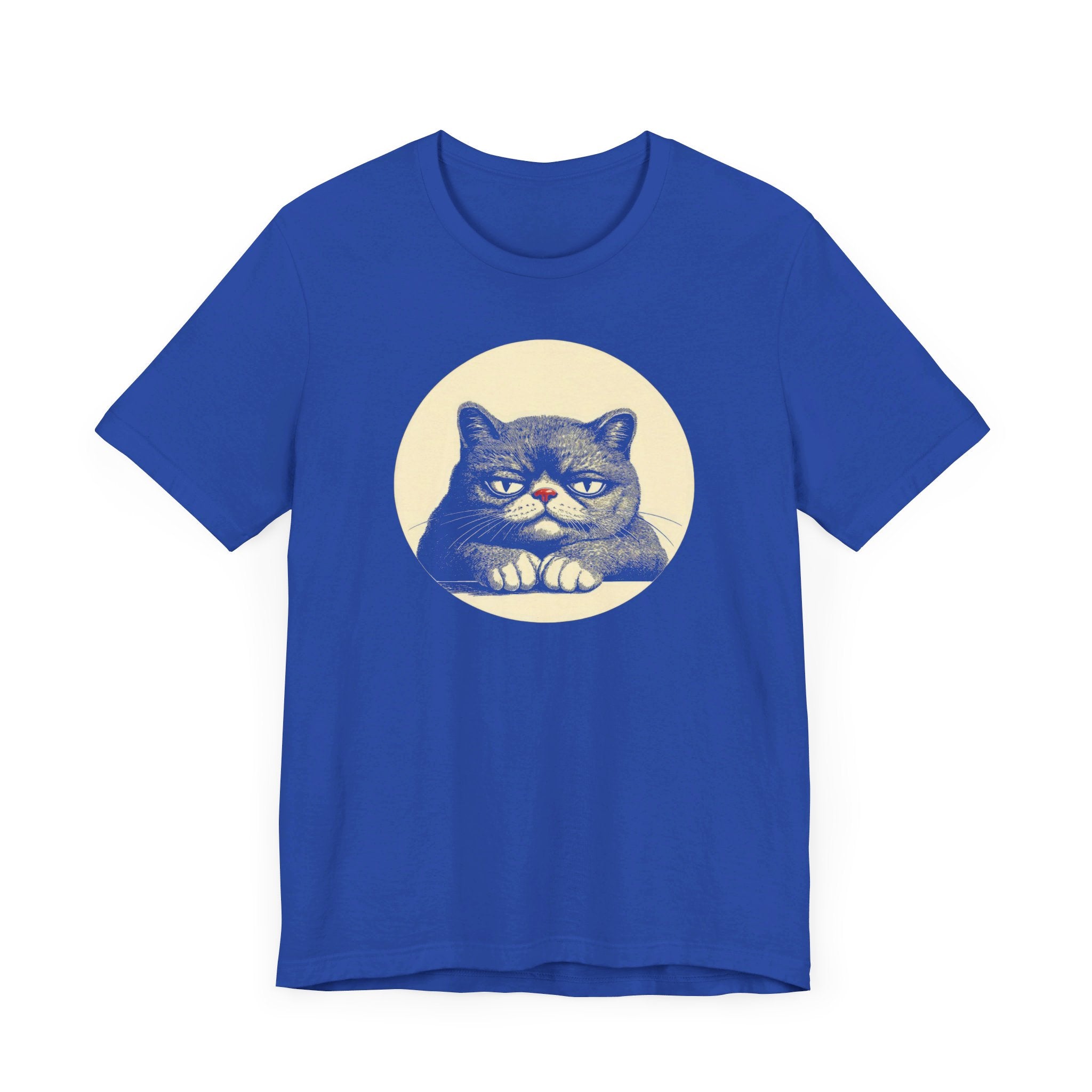 Grumpy Cat Graphic Tee – Vintage Style Cat Lover Shirt