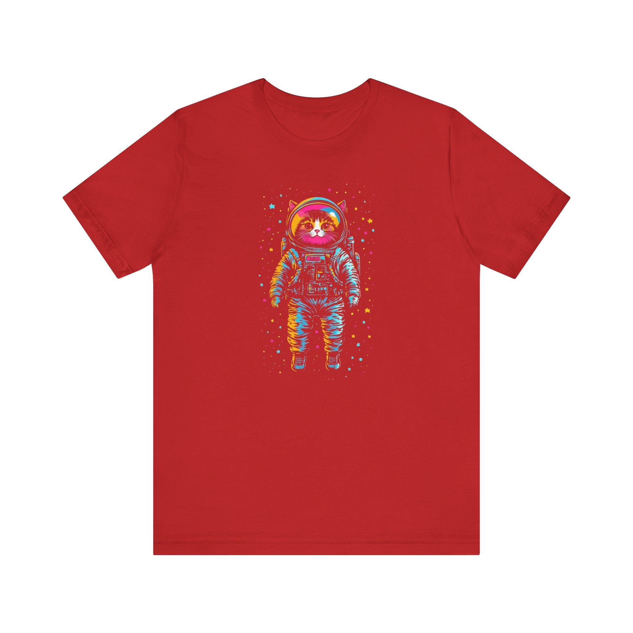Neon Cosmic Catstronaut T-Shirt