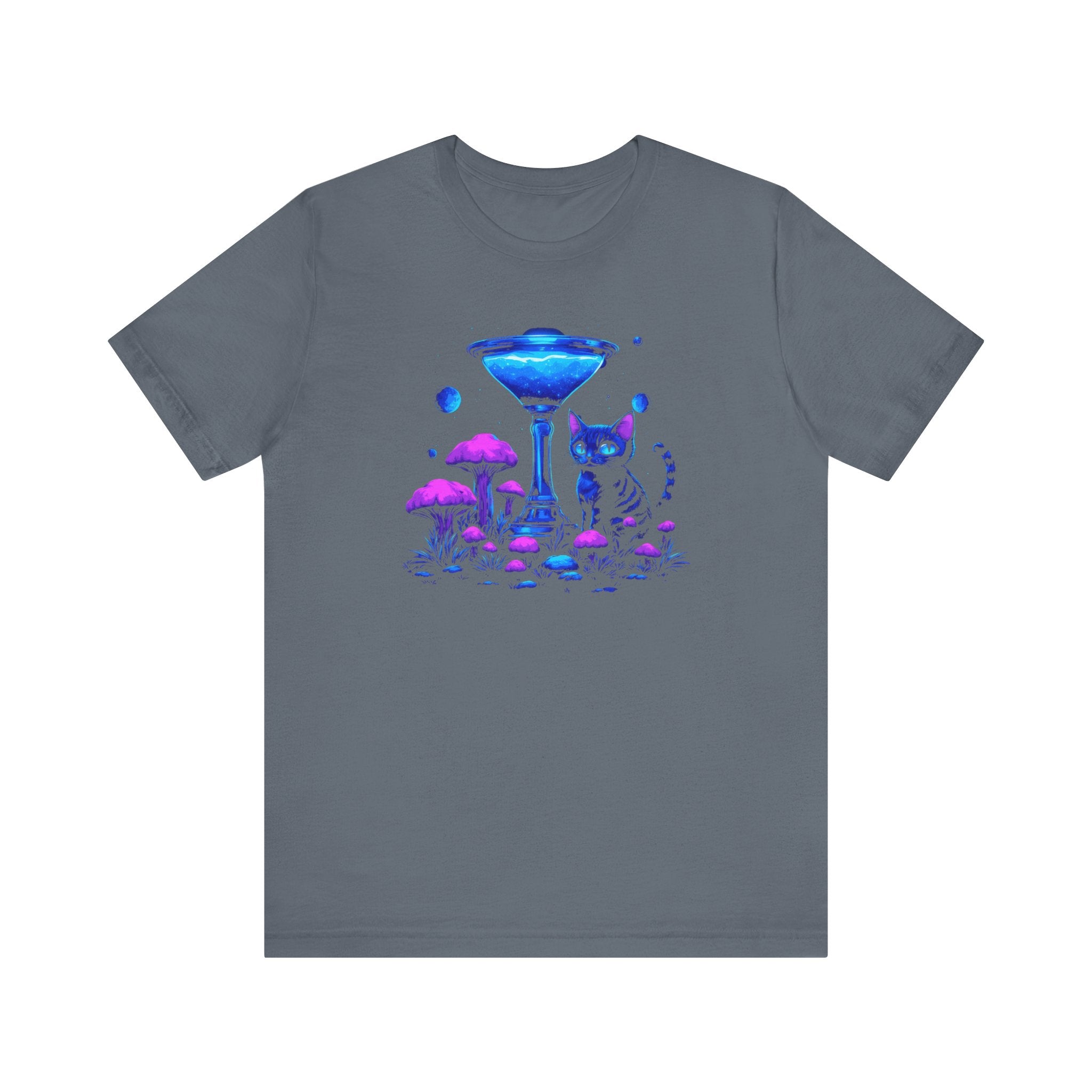 Mystical Neon Cat T-Shirt