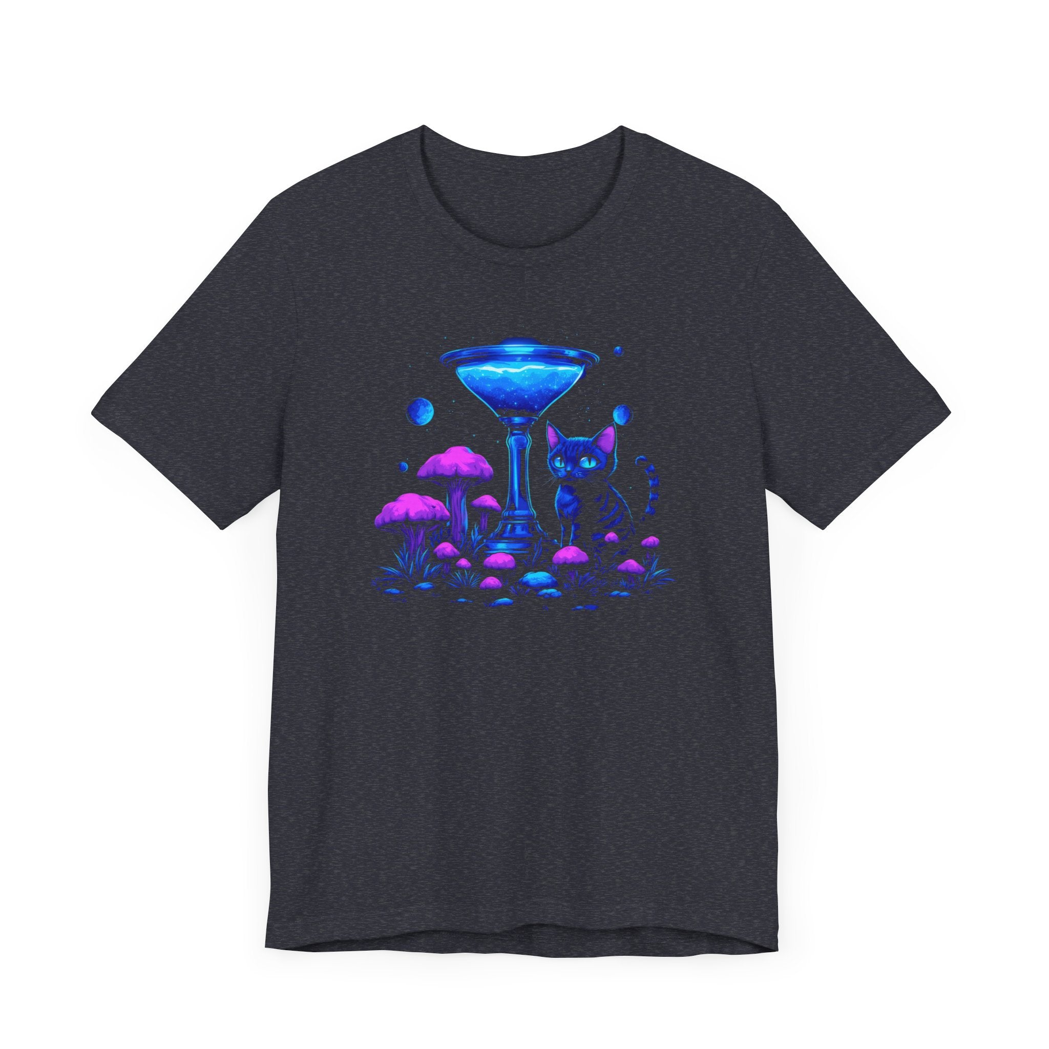 Mystical Neon Cat T-Shirt