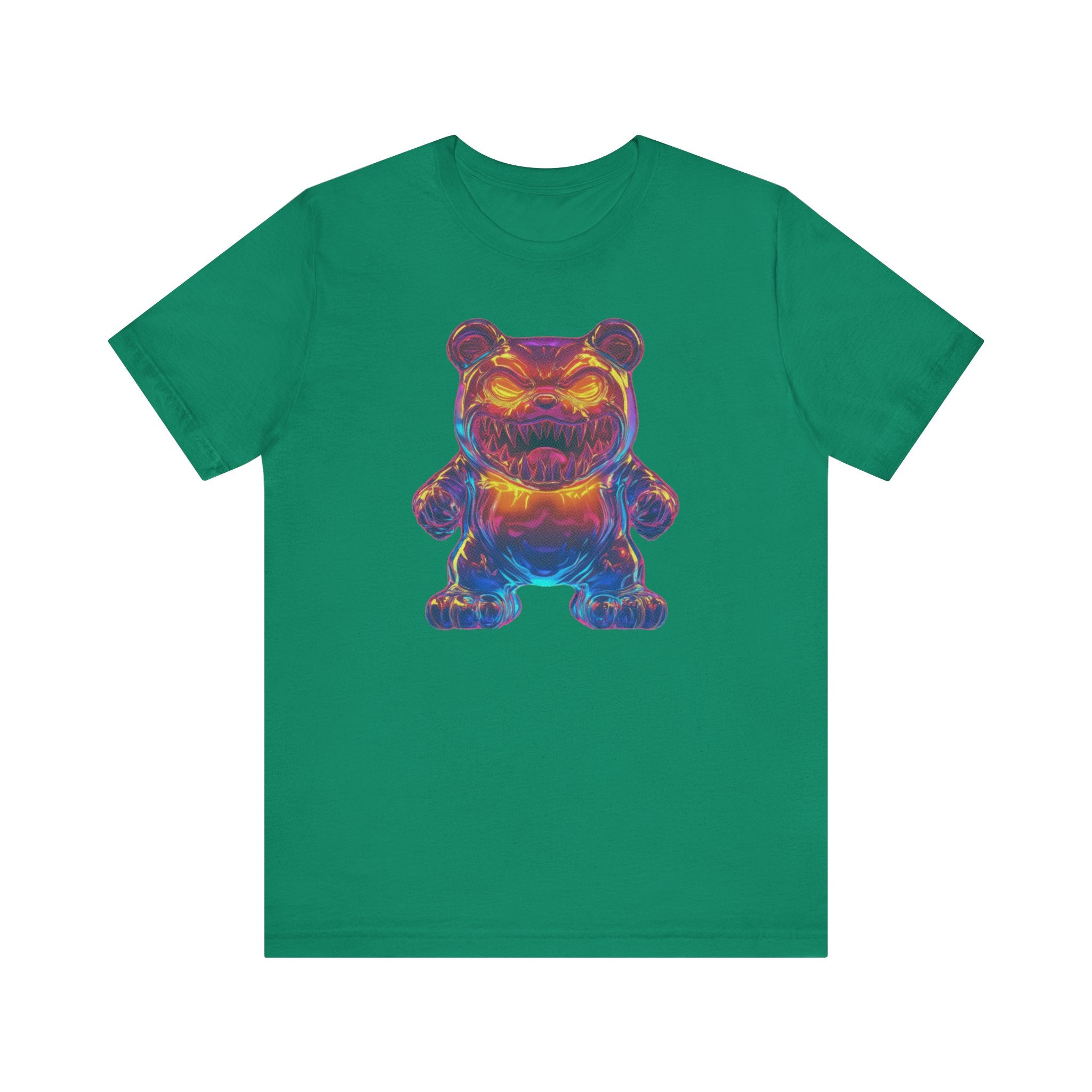 Neon Monster Bear T-Shirt Bold and Playful Design