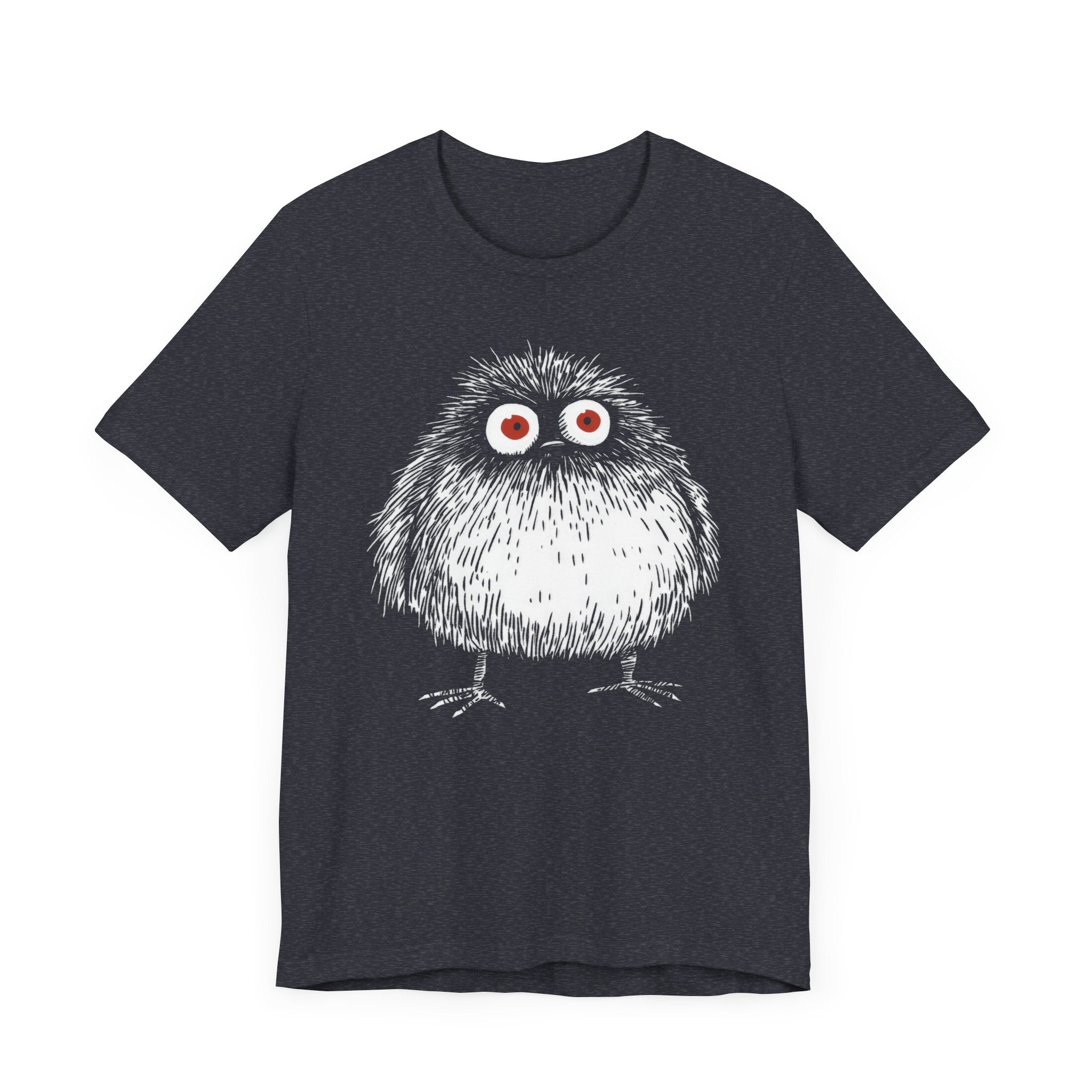 Wide-Eyed Fluffy Creature Graphic Tee