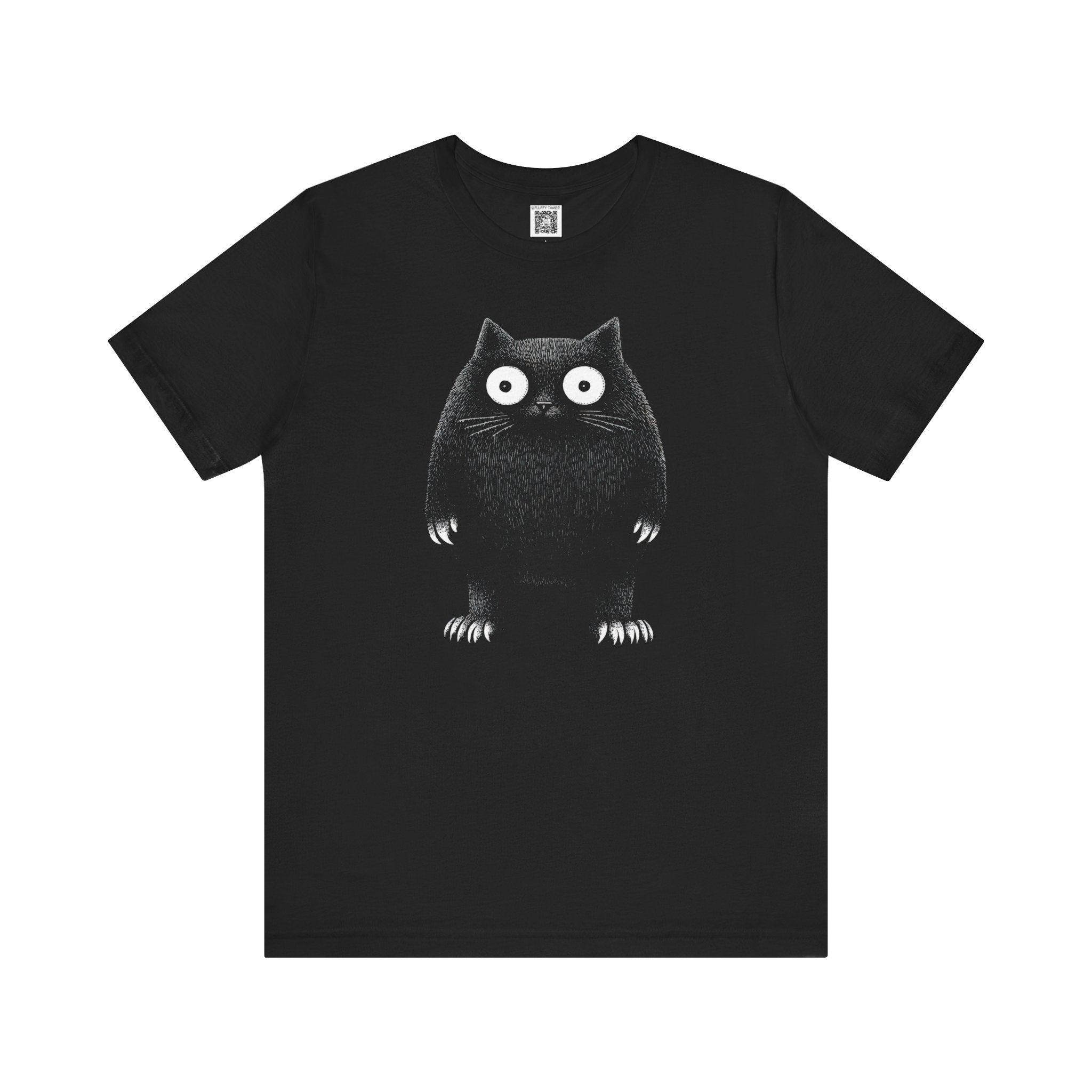 Whimsical Black Cat T-Shirt
