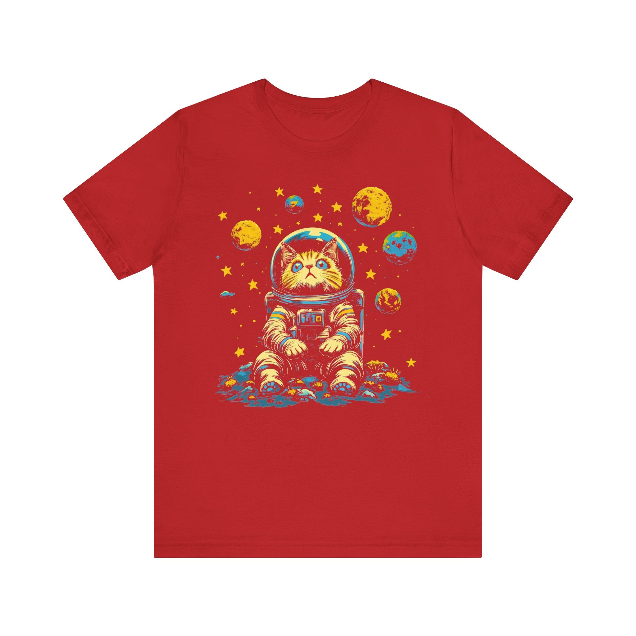 Cosmic Cat Astronaut T-Shirt