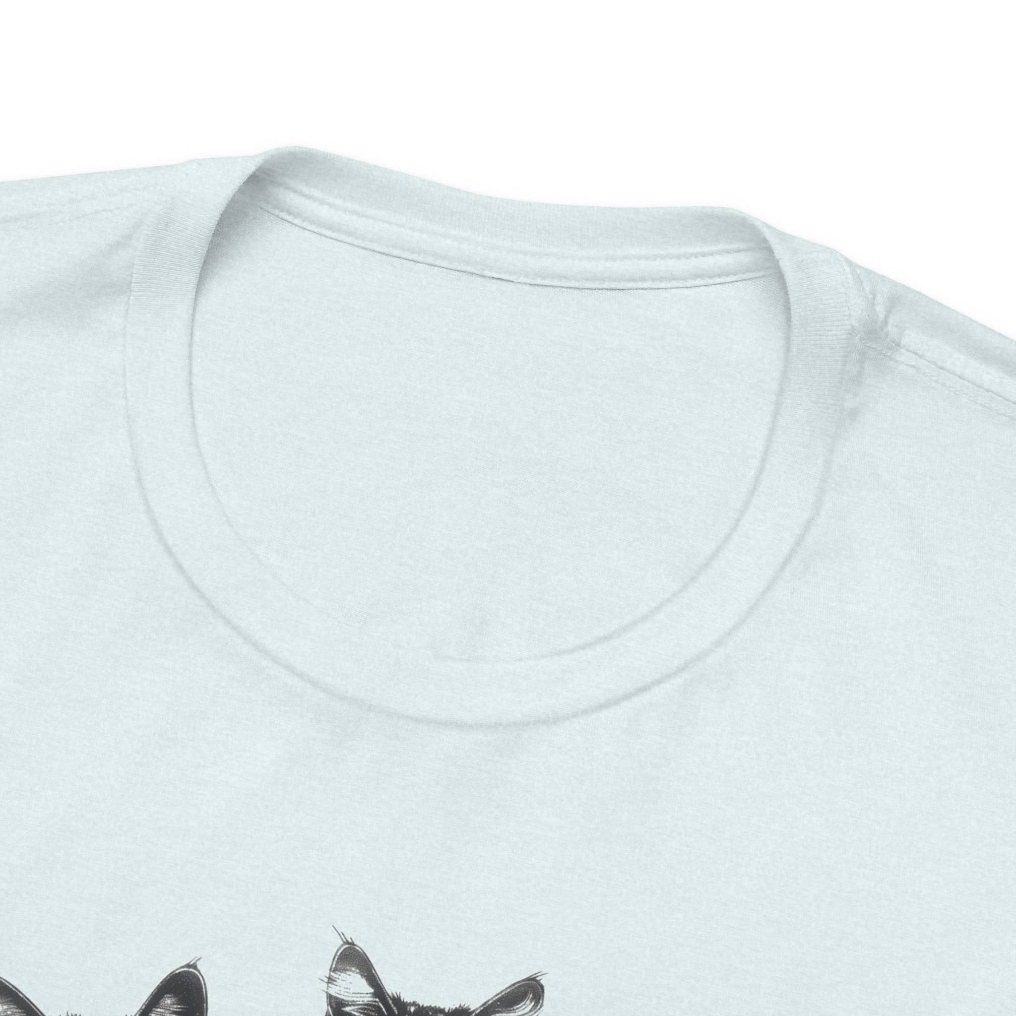 Cat Gang Shirt Funny Cat Lover Unisex Jersey Short Sleeve Tee