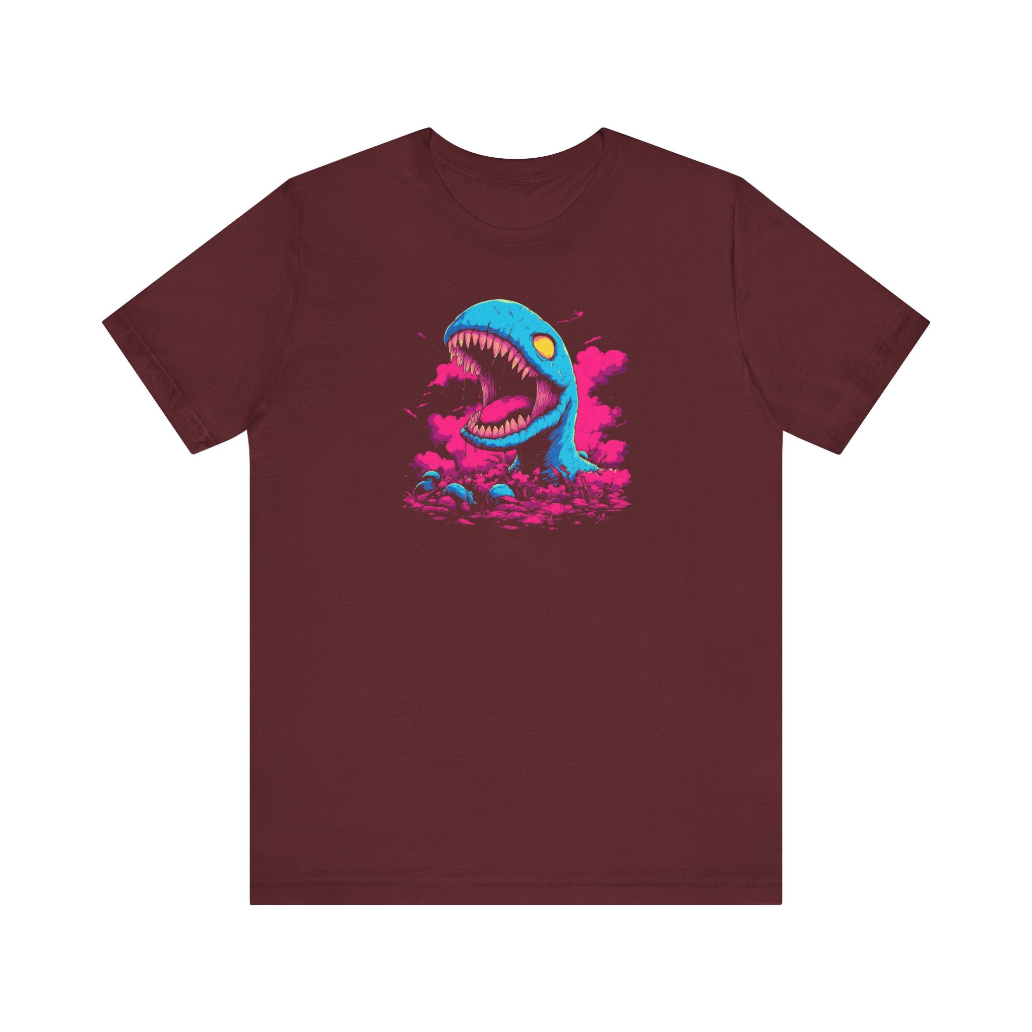 Neon Dino Roar Graphic Tee
