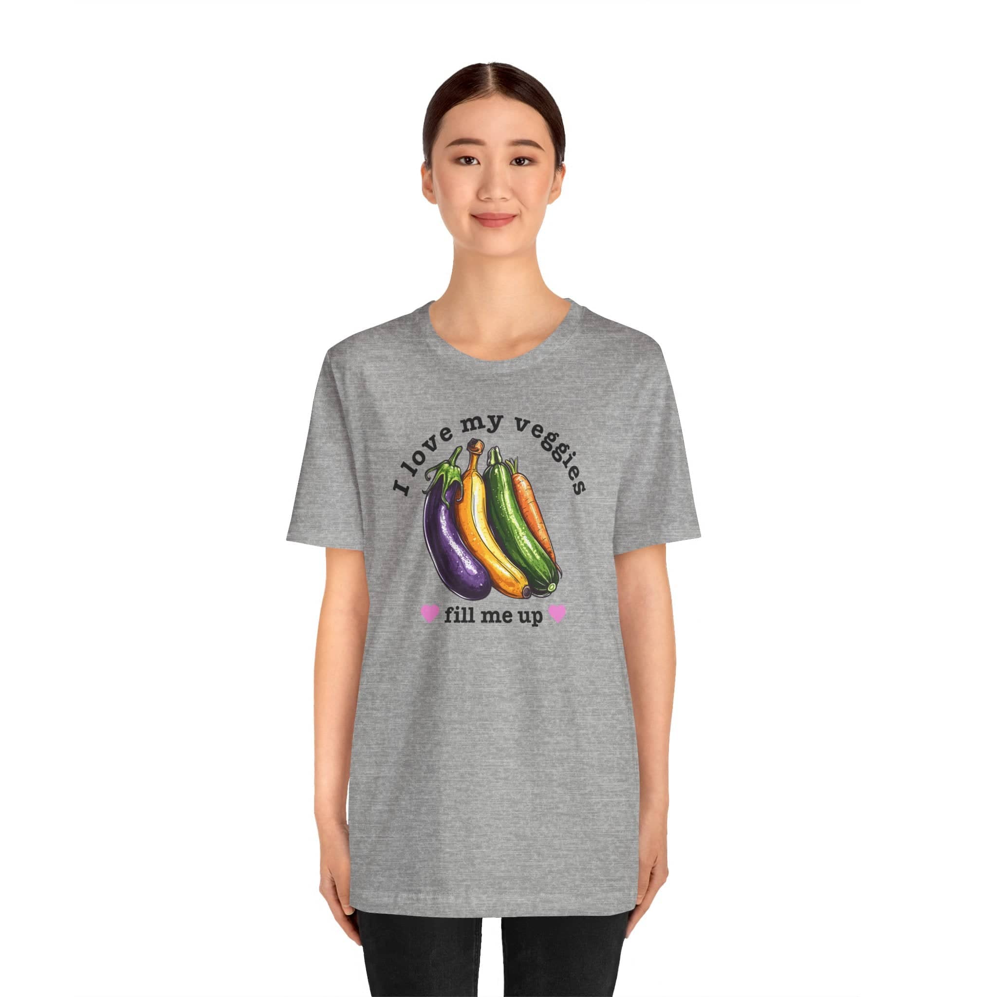 I Love My Veggies Fill Me Up Shirt Funny Vegetable Lover Tee