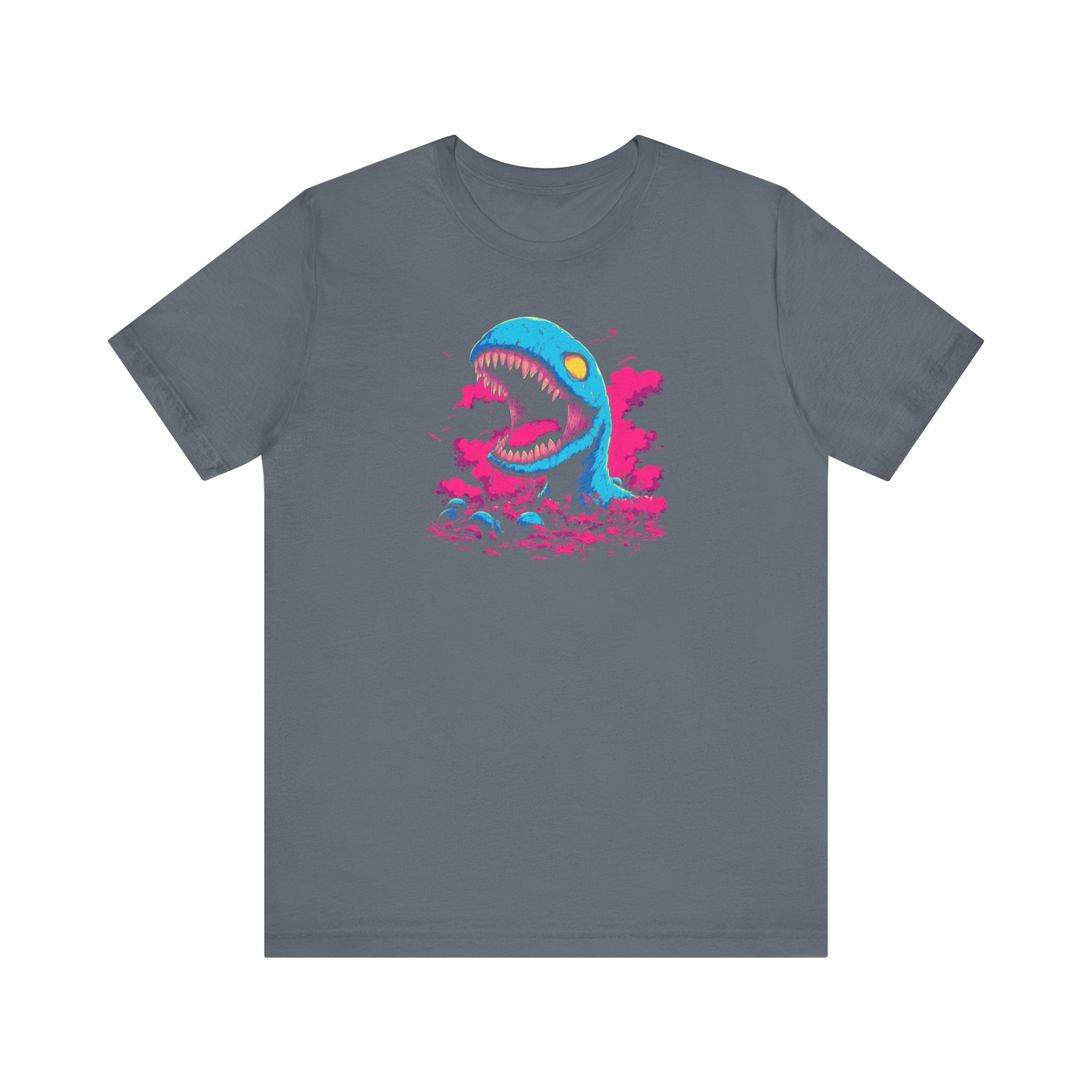 Neon Dino Roar Graphic Tee