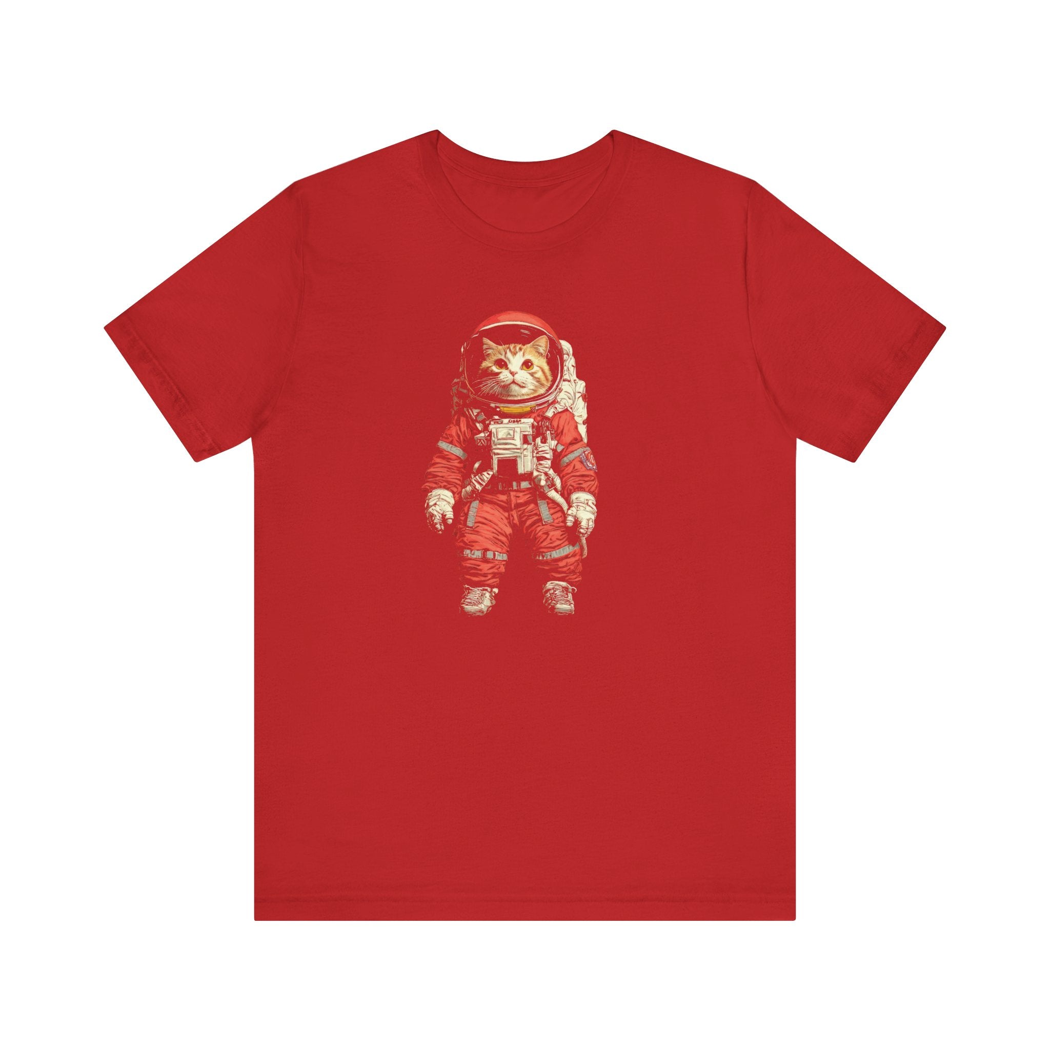 Courageous Cat Astronaut Graphic Tee