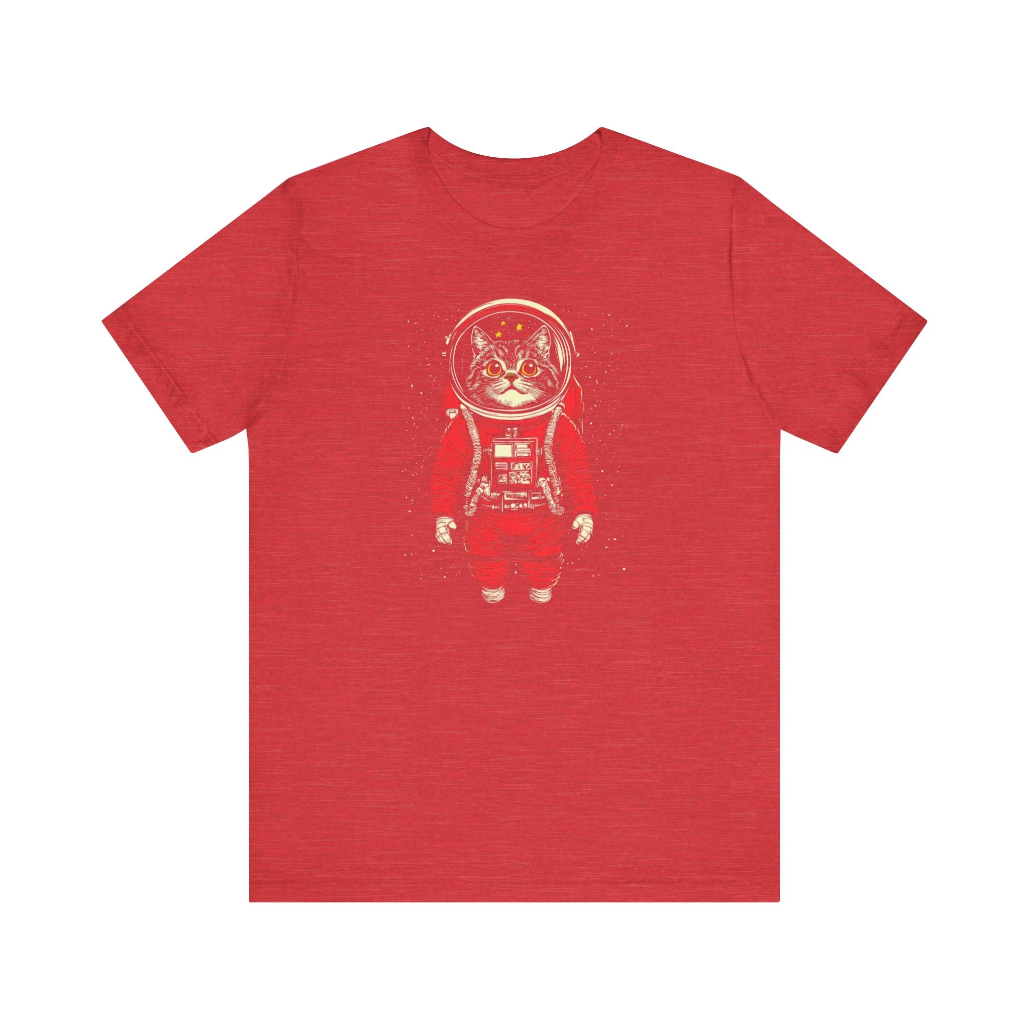 Red Spacesuit Cat T-Shirt