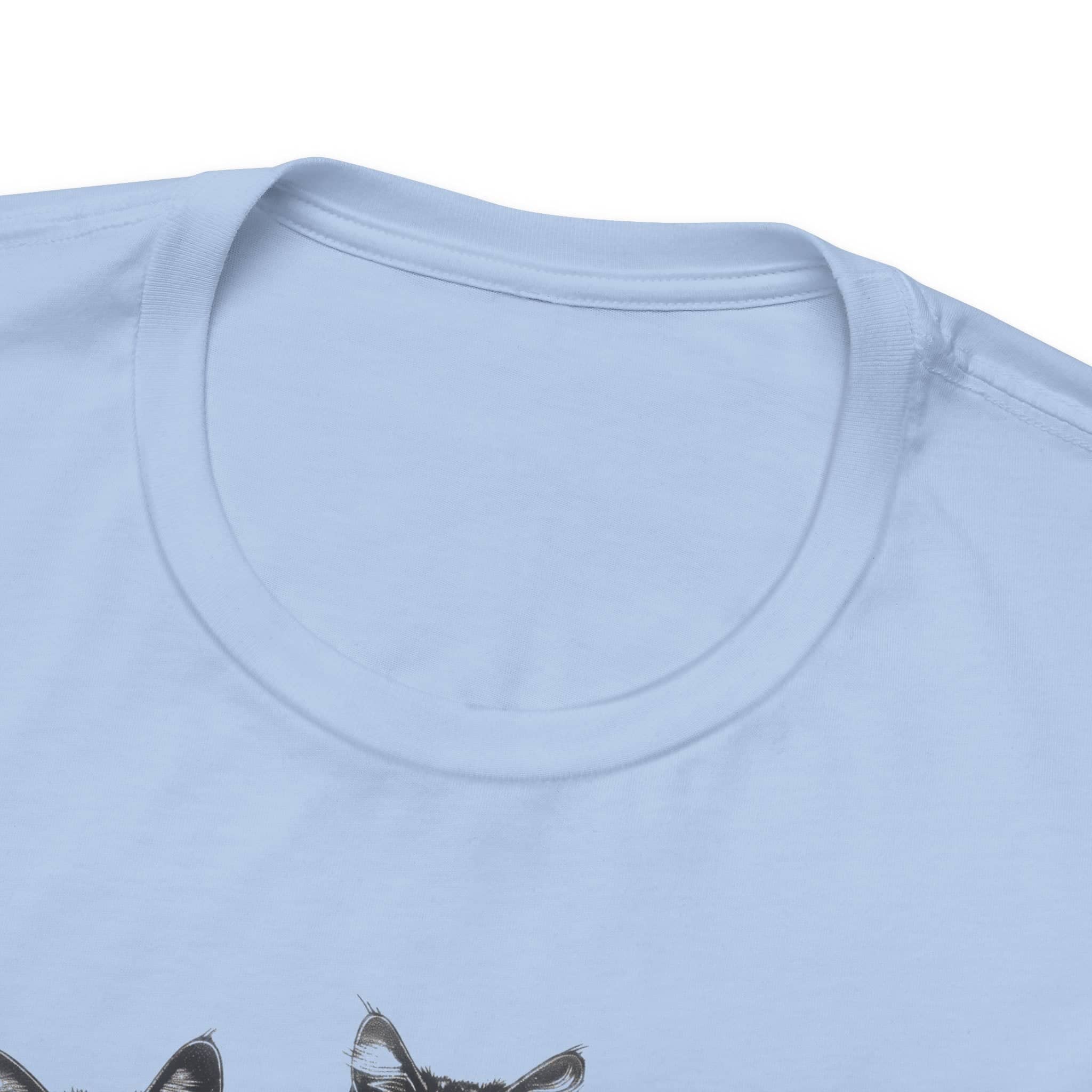 Cat Gang Shirt Funny Cat Lover Unisex Jersey Short Sleeve Tee