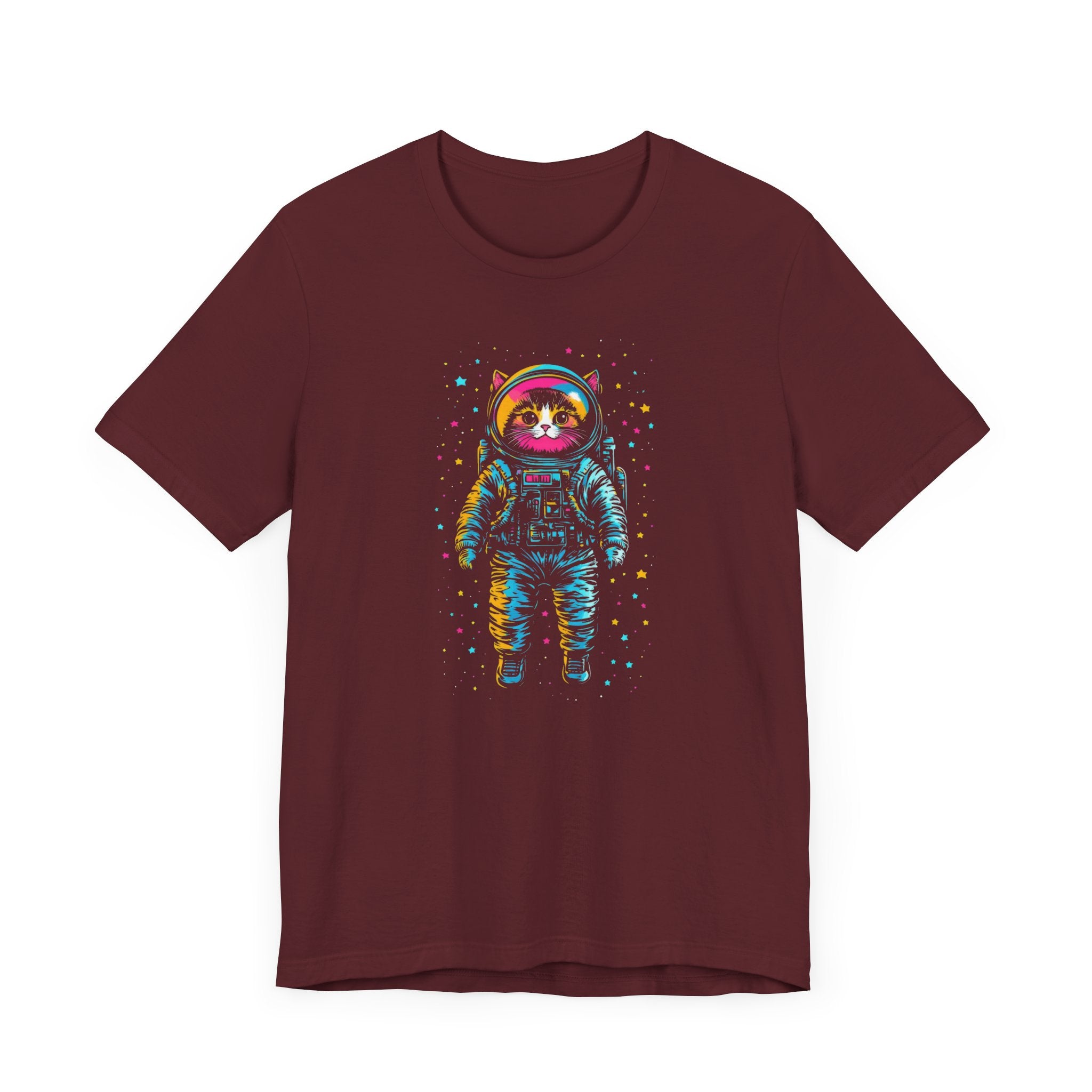 Neon Cosmic Catstronaut T-Shirt