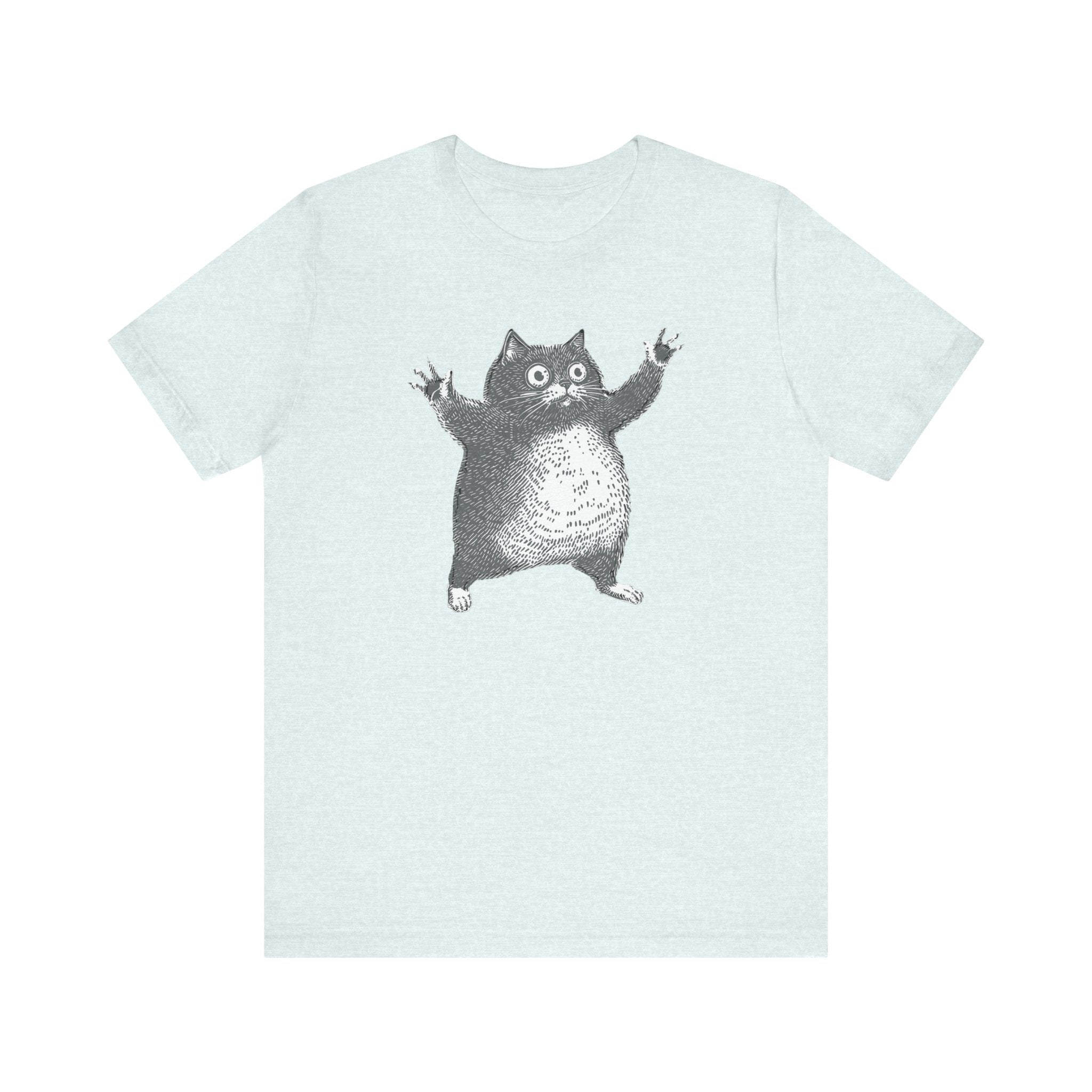 Hilarious Chonky Cat T-Shirt Vintage Funny Cat Graphic Tee