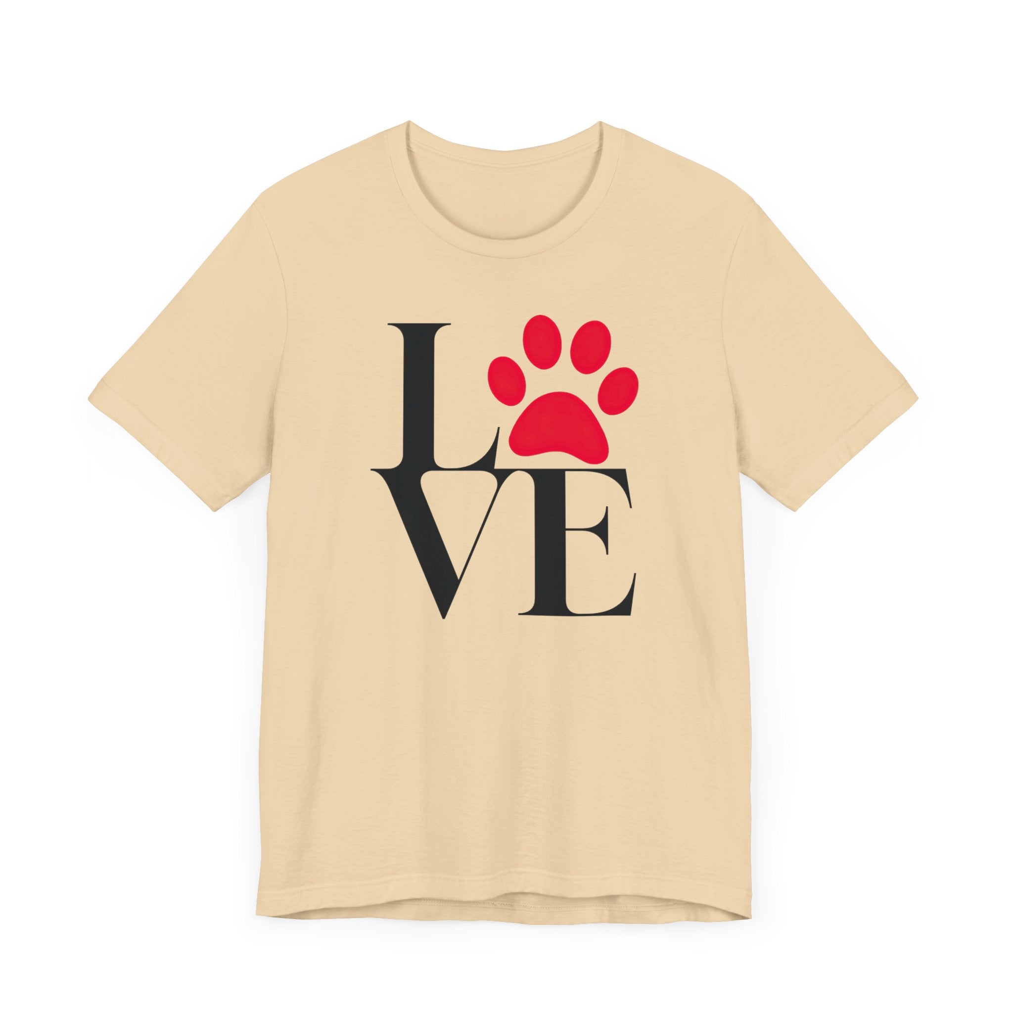 Love Paw Print Animal Lover T-Shirt