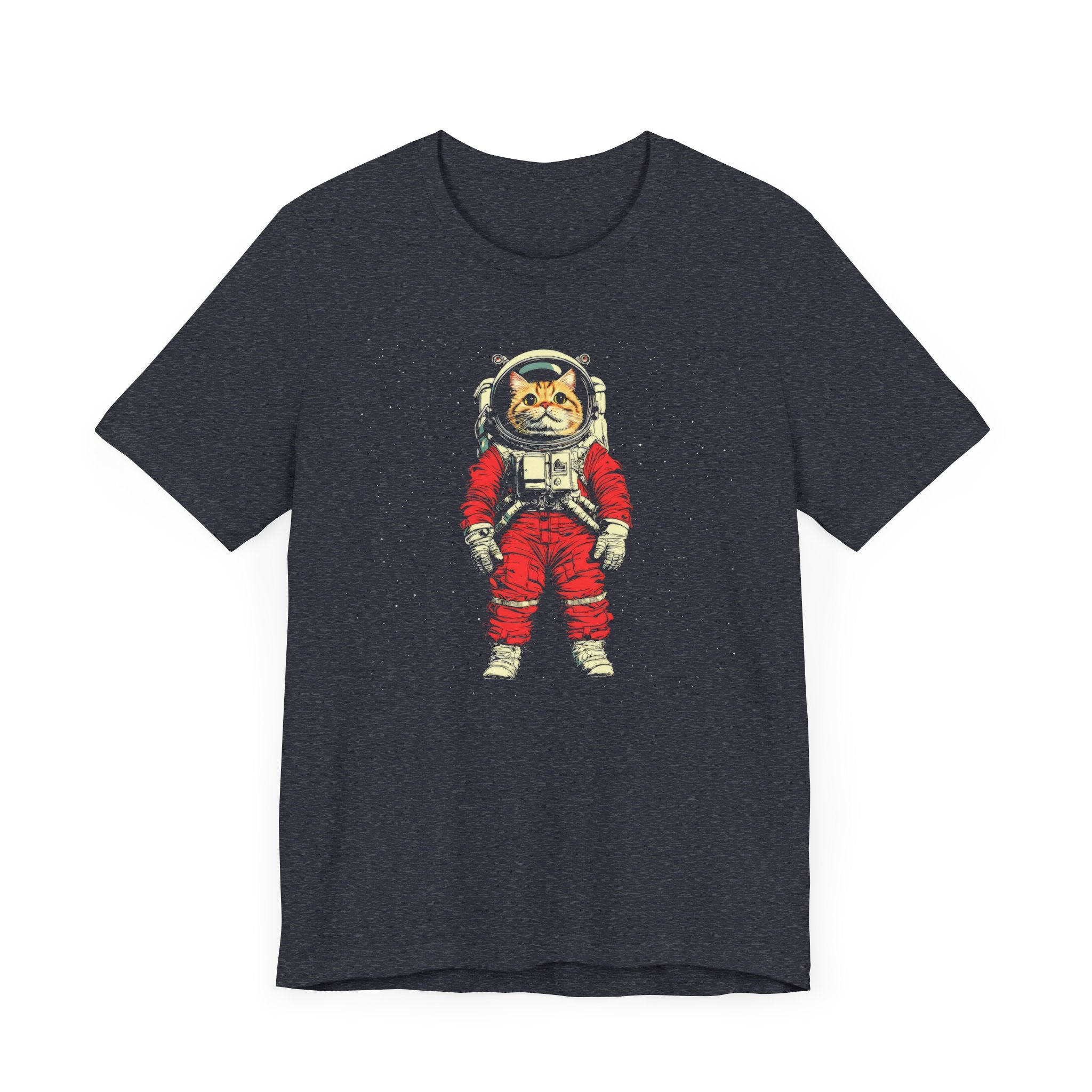 Galactic Cat Astronaut Graphic Tee