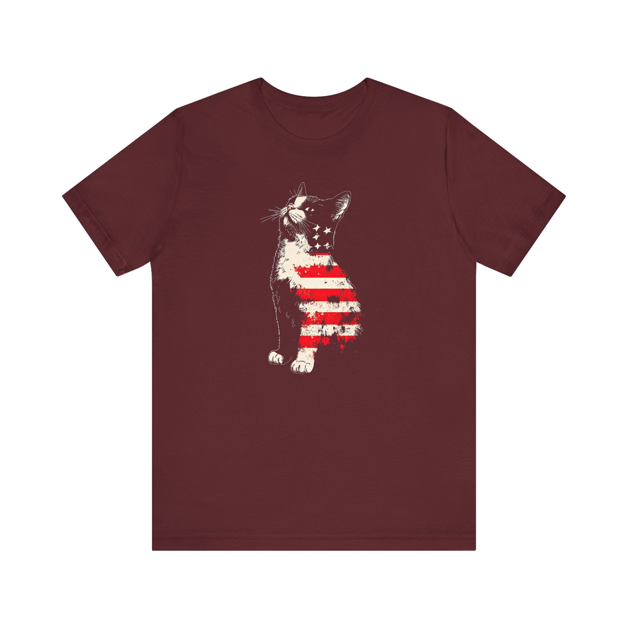 American Flag Cat T-Shirt