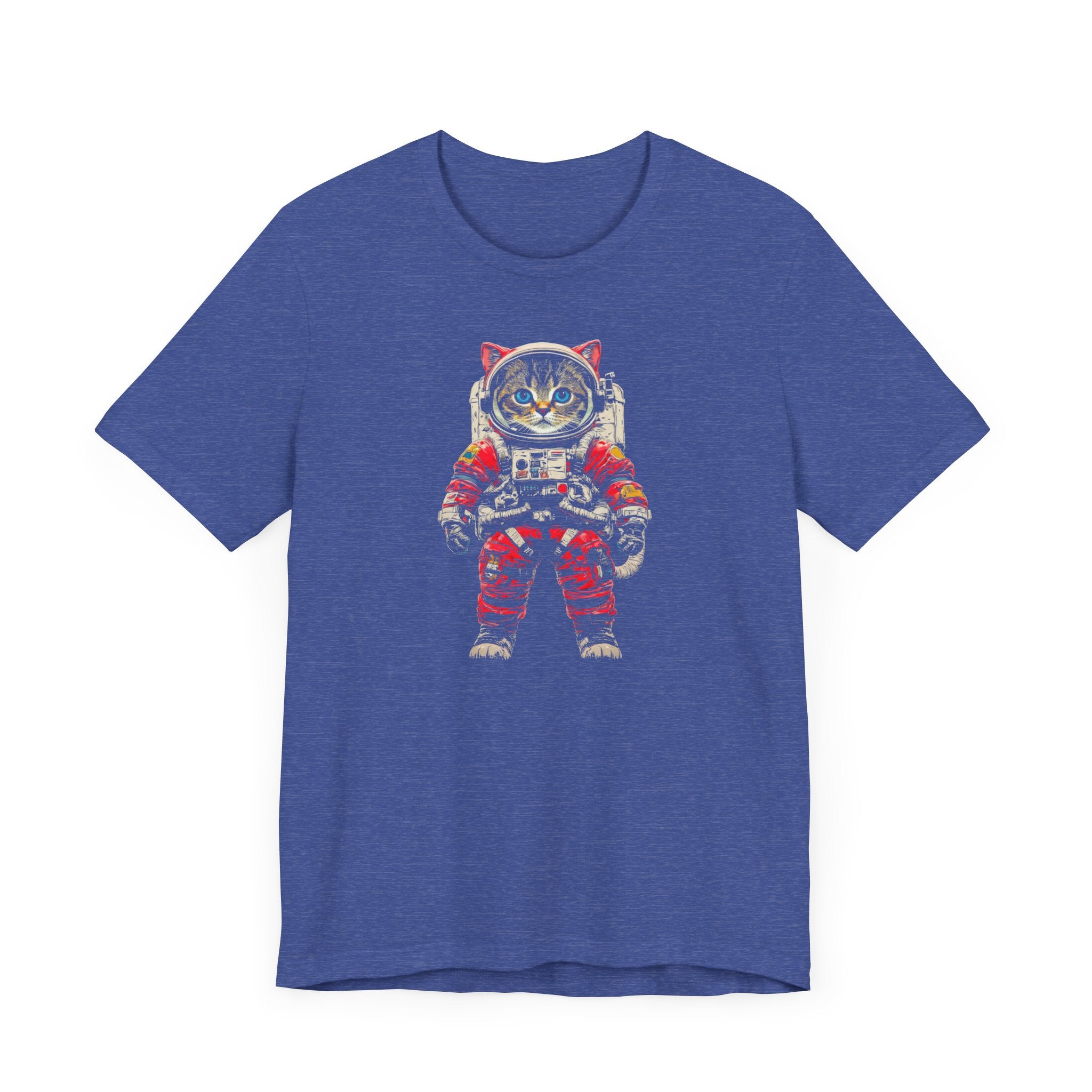 Fearless Cat Astronaut Graphic Tee