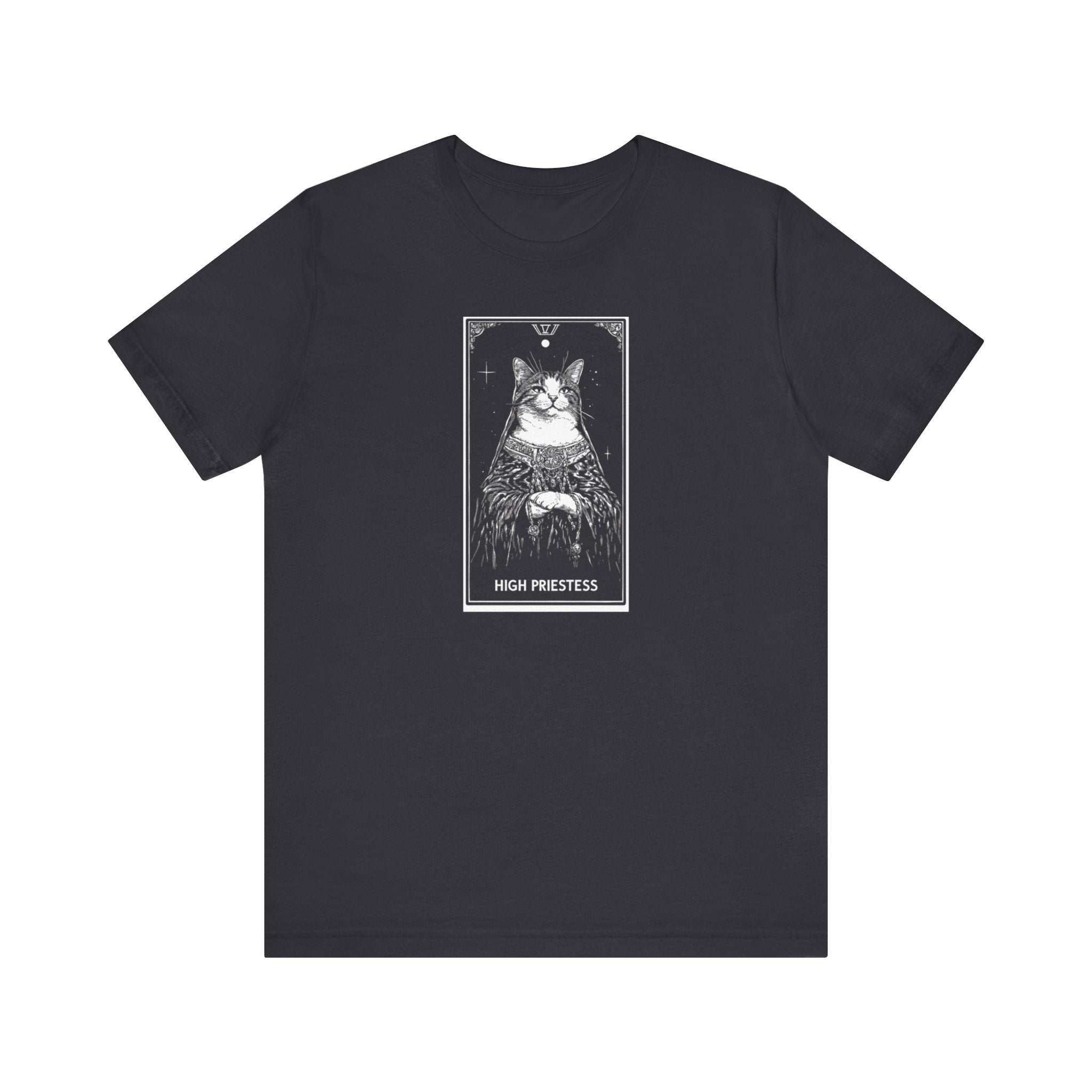 High Priestess Tarot Cat T-Shirt