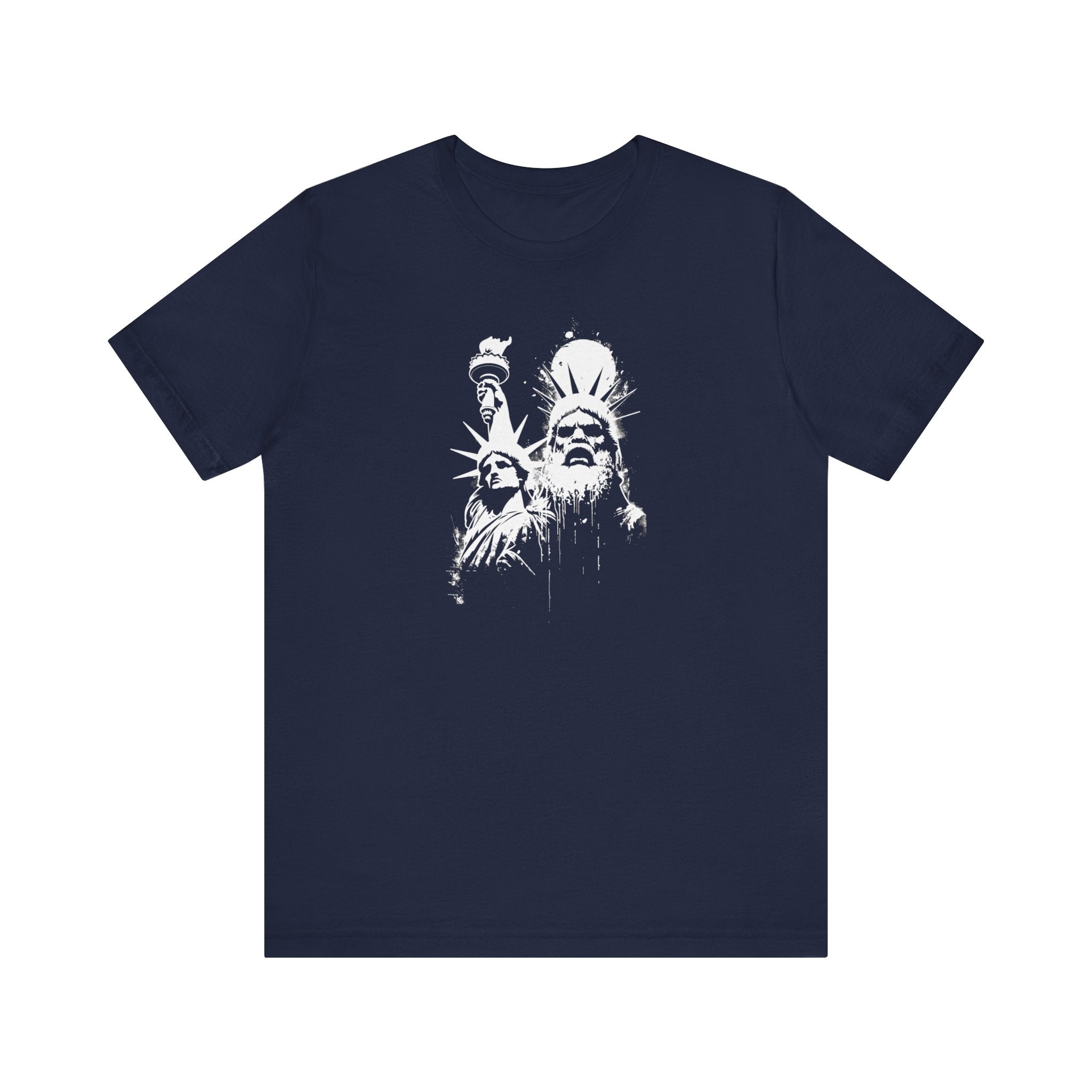 Bigfoot Statue of Liberty T-Shirt Funny Parody Design