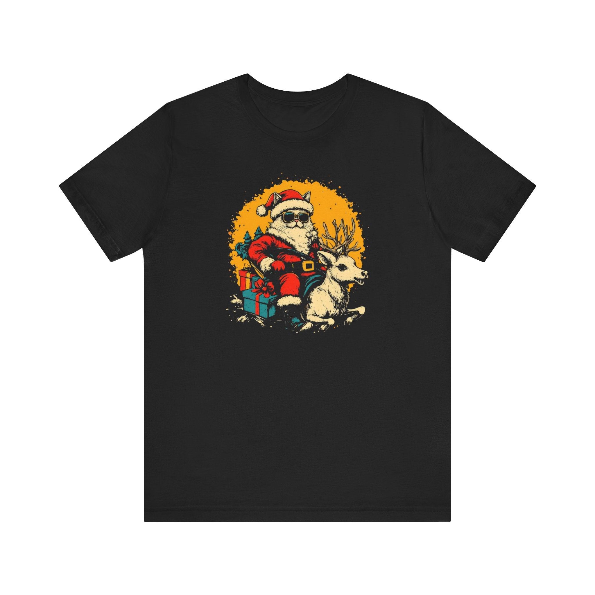 Santa and Reindeer Graphic Tee