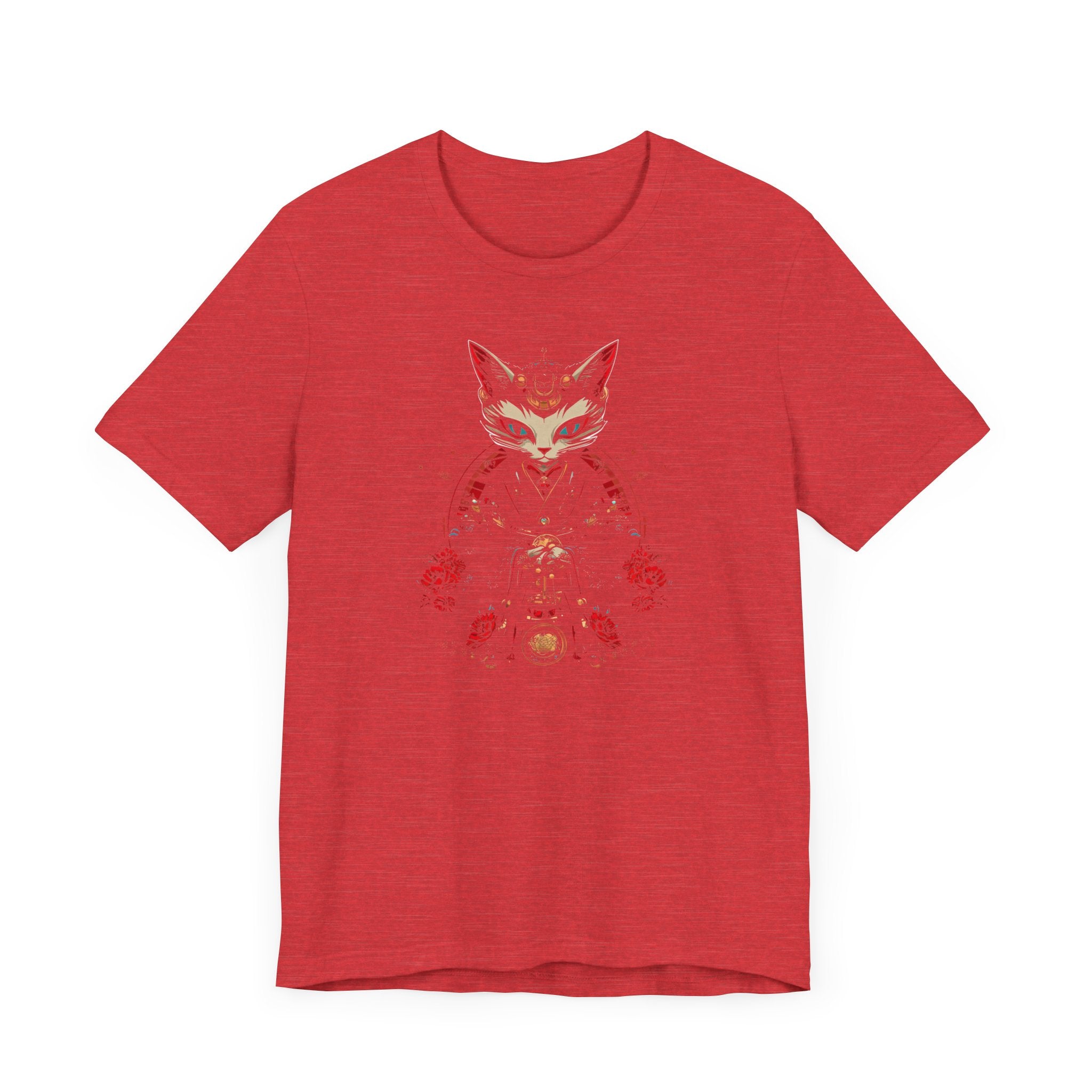 Mystical Samurai Cat T-Shirt