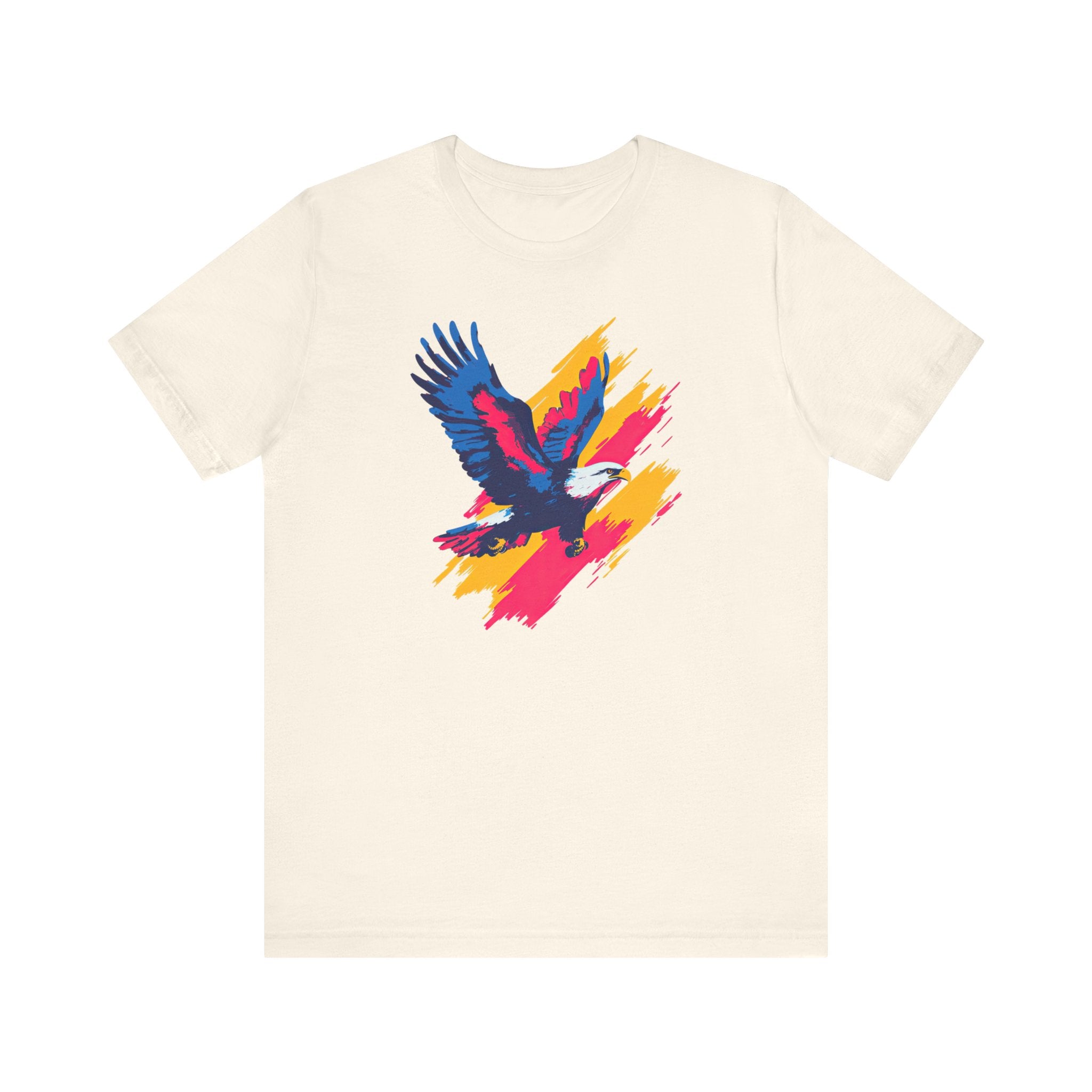 Vibrant Eagle T-Shirt Bold Brushstroke Design