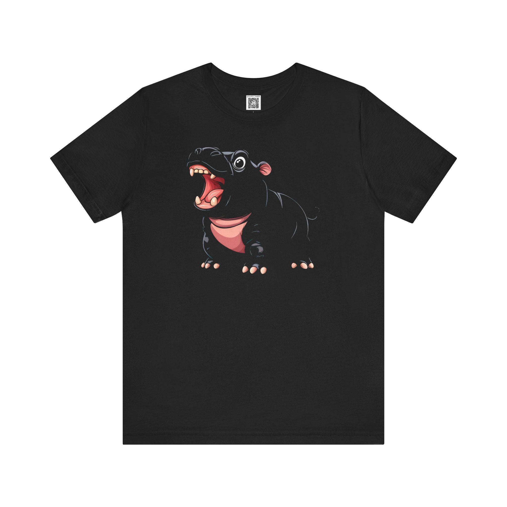 Playful Hippo Graphic Tee