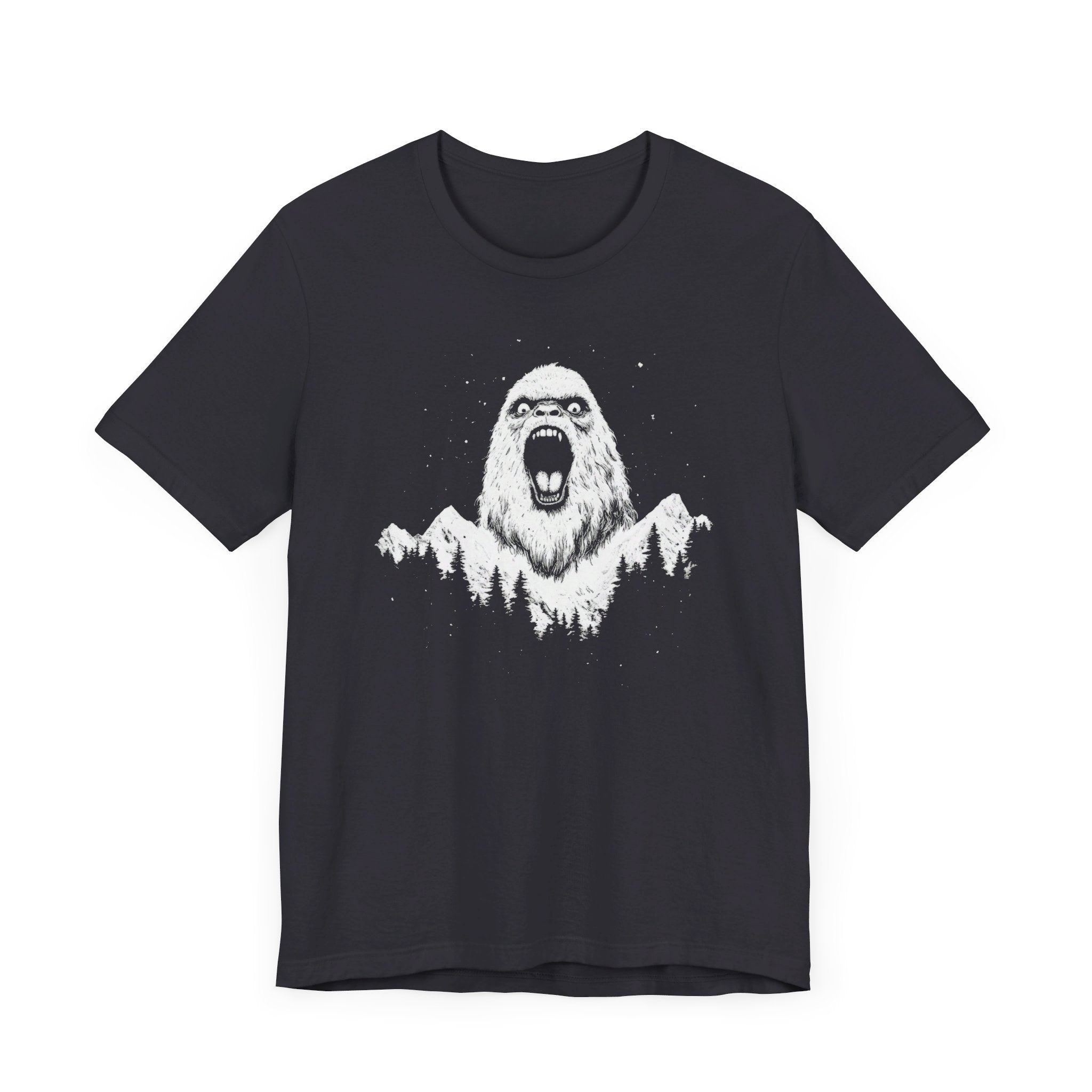 Bigfoot Mountain Roar T-Shirt Legendary Sasquatch Graphic Tee