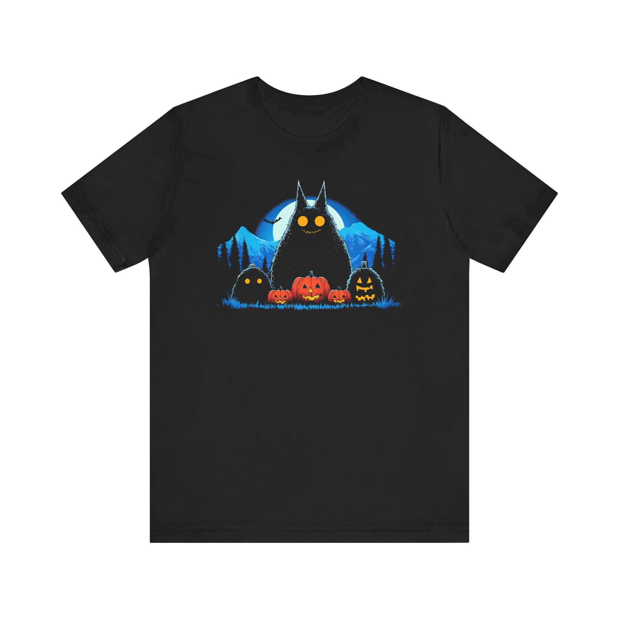 Halloween Cat Graphic T-Shirt