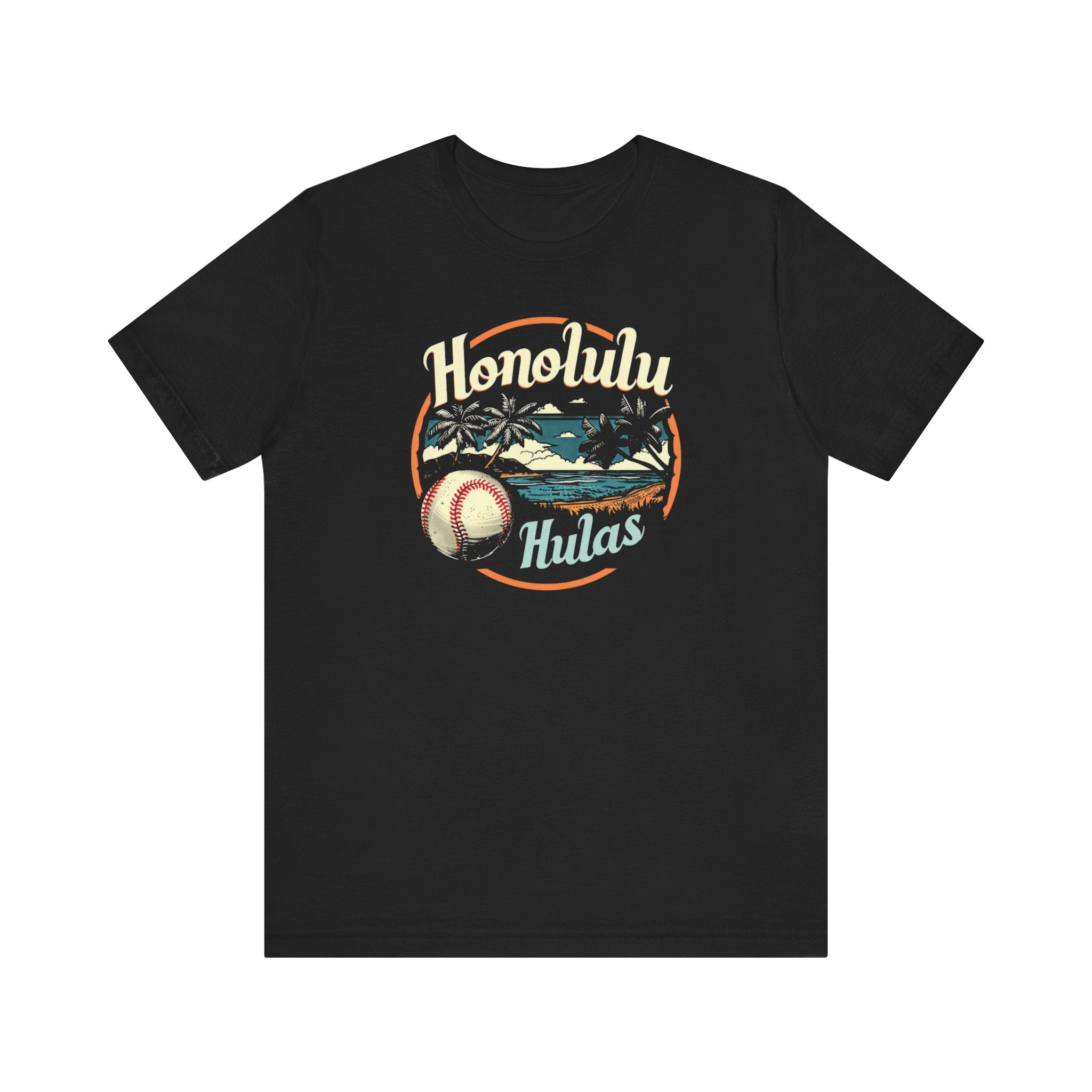 Honolulu Hulas T-Shirt Baseball Team Graphic Tee