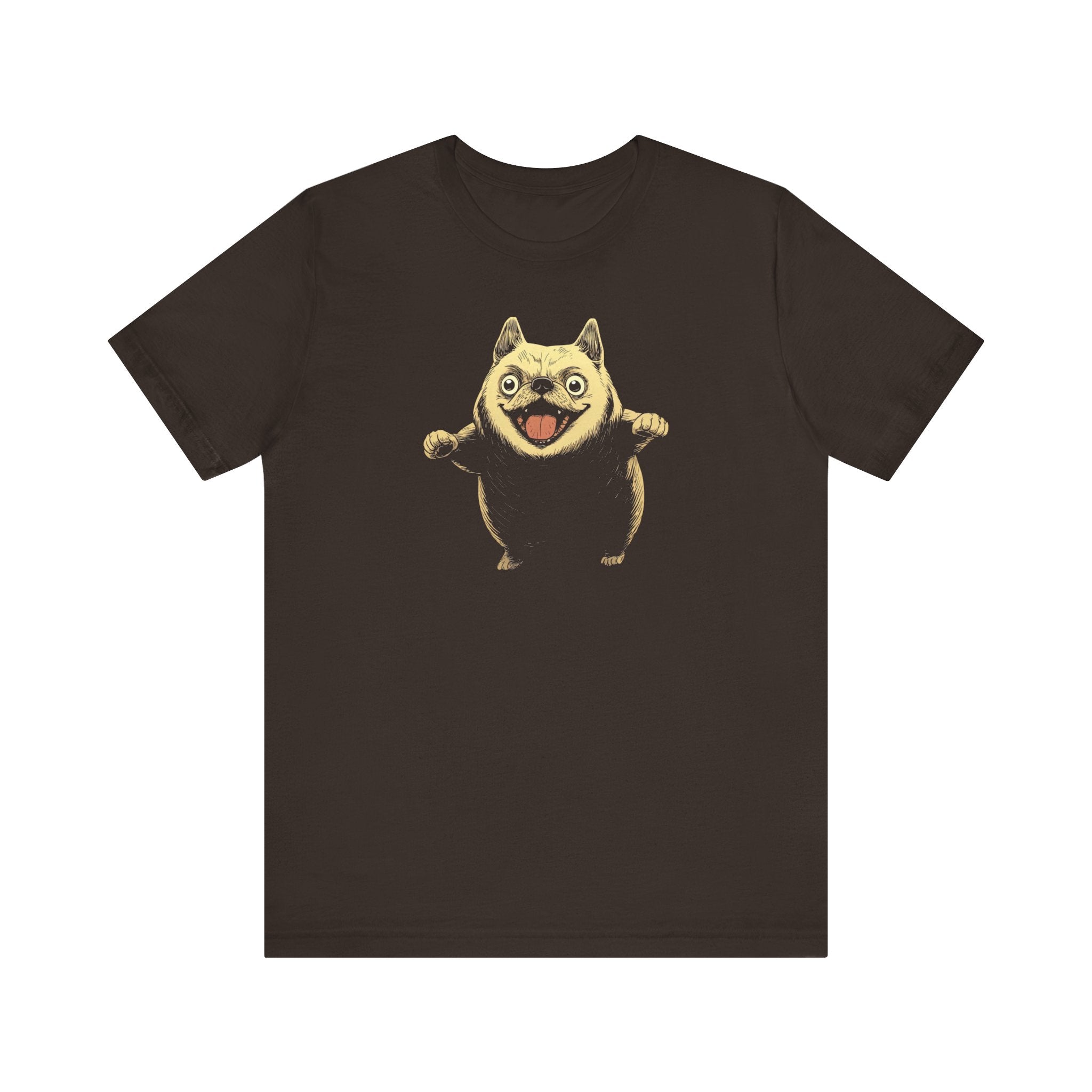 Happy Dog Cartoon T-Shirt