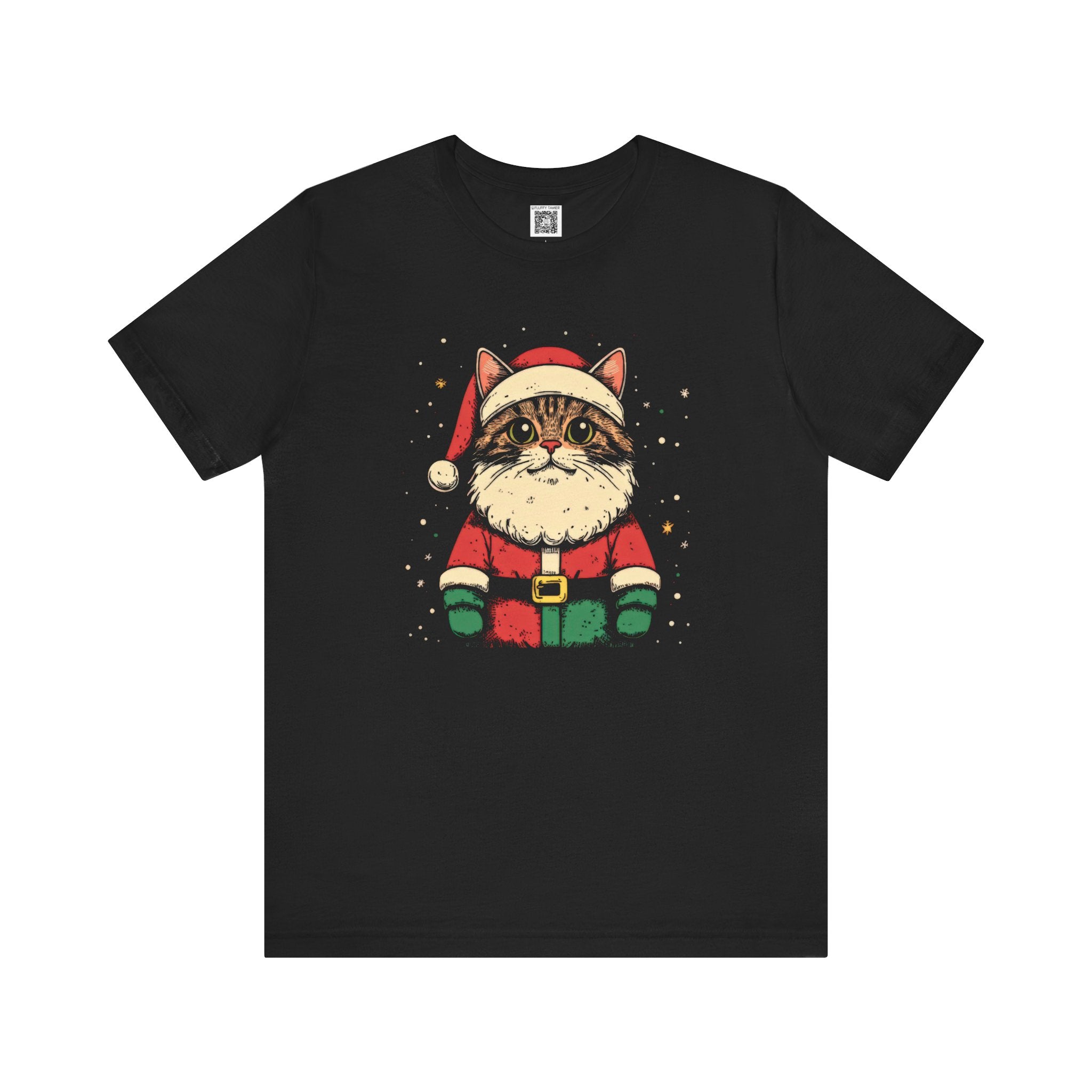 Festive Cat Santa T-Shirt