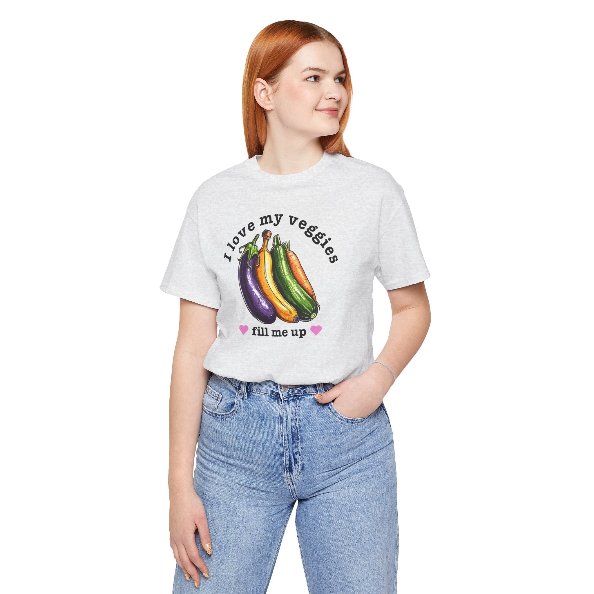 I Love My Veggies Fill Me Up Shirt Funny Vegetable Lover Tee