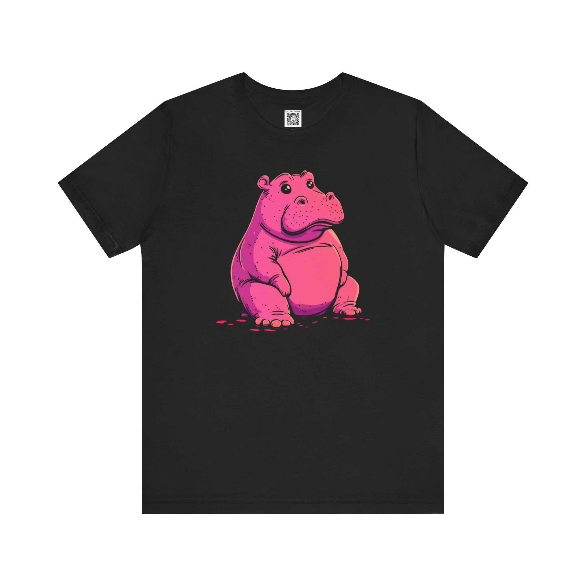 Cute Hippo Graphic T-Shirt