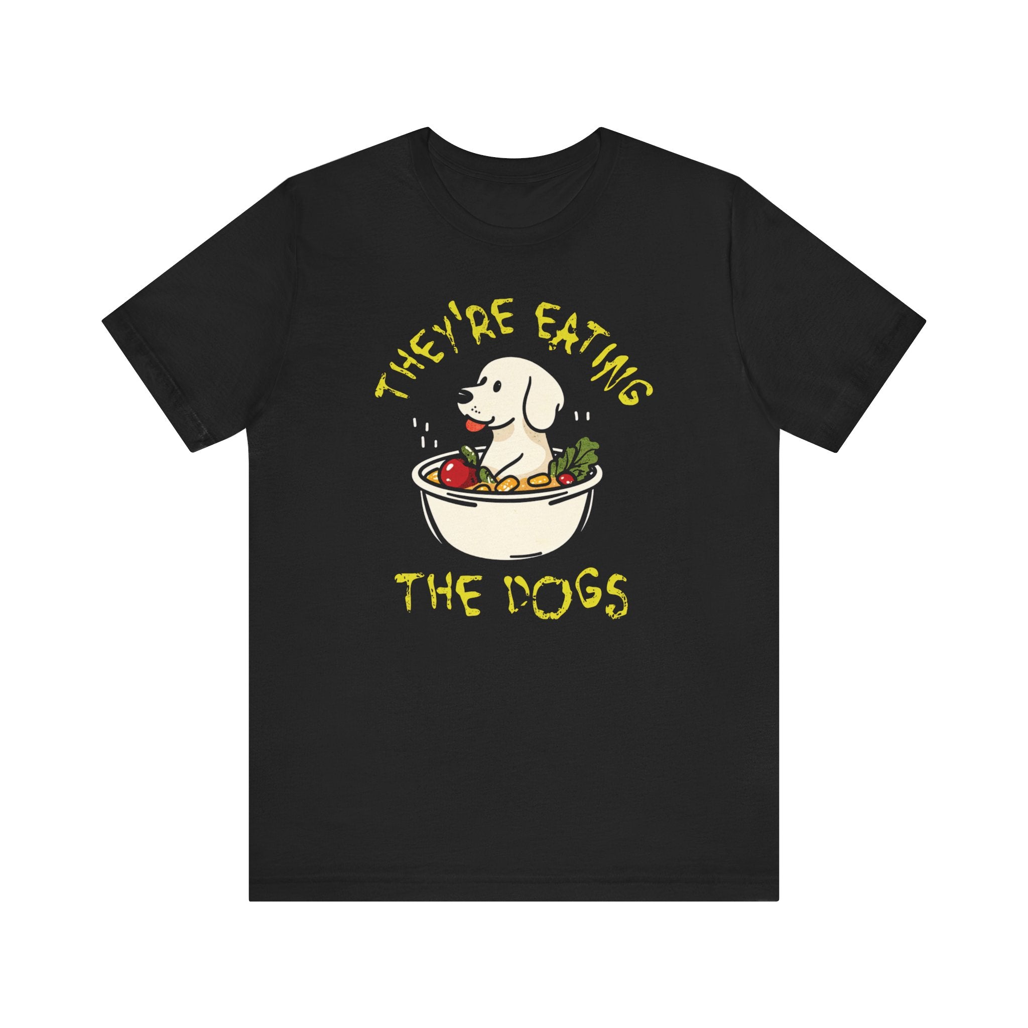 They're Eating the Dogs Playful Dog Graphic Tee