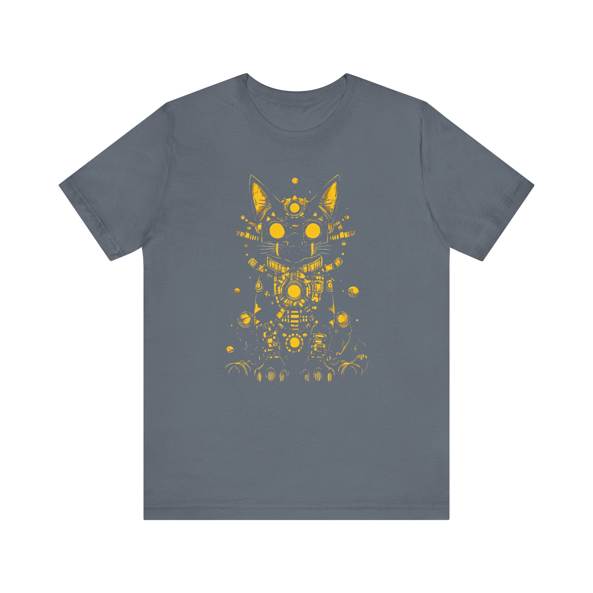 Golden Cyber Cat T-Shirt