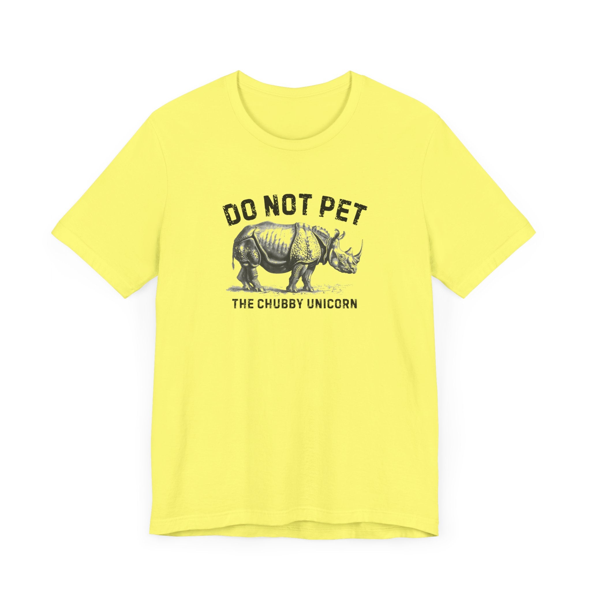 Do Not Pet The Chubby Unicorn Shirt Funny Rhino Lover Tee