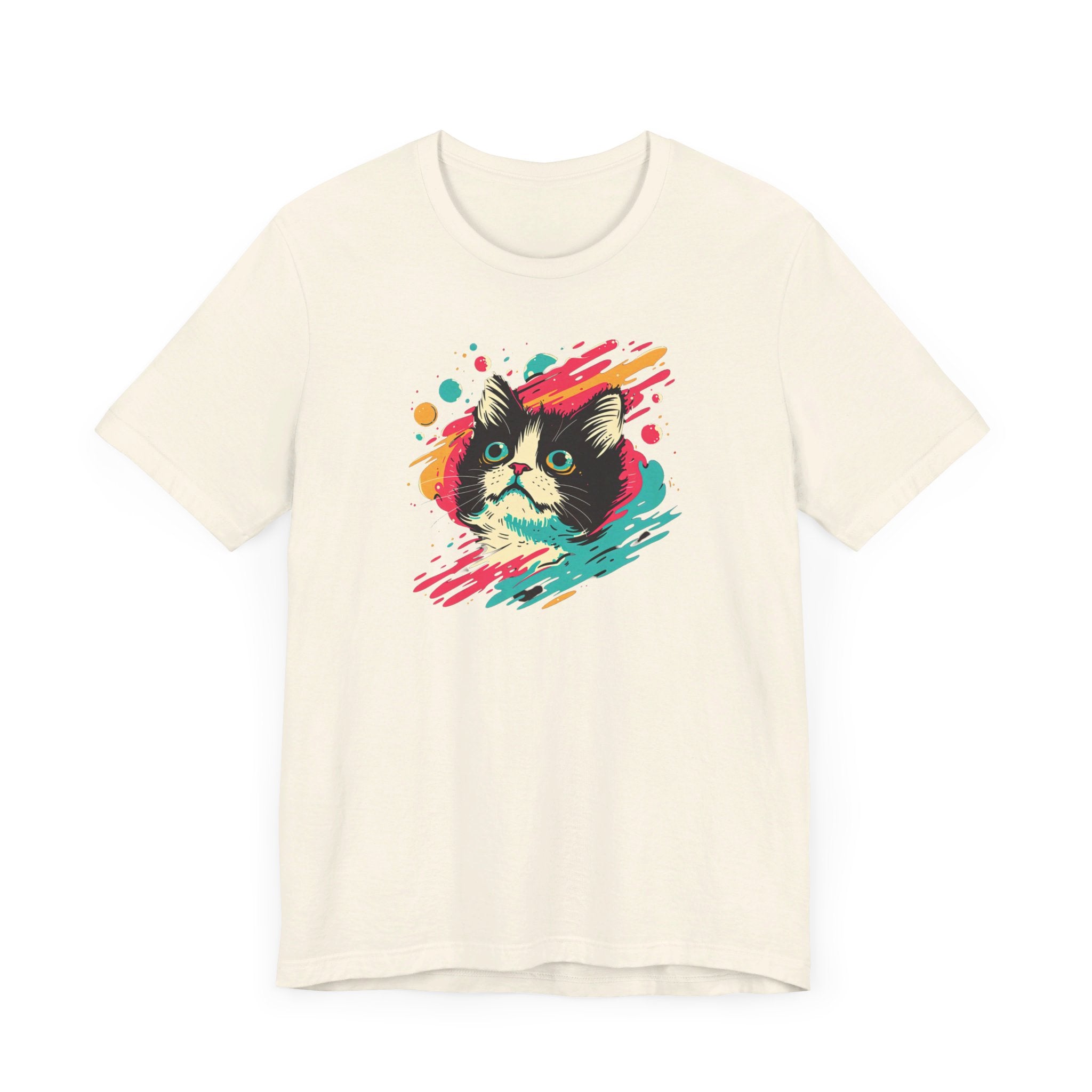 Psychedelic Cat Art T-Shirt