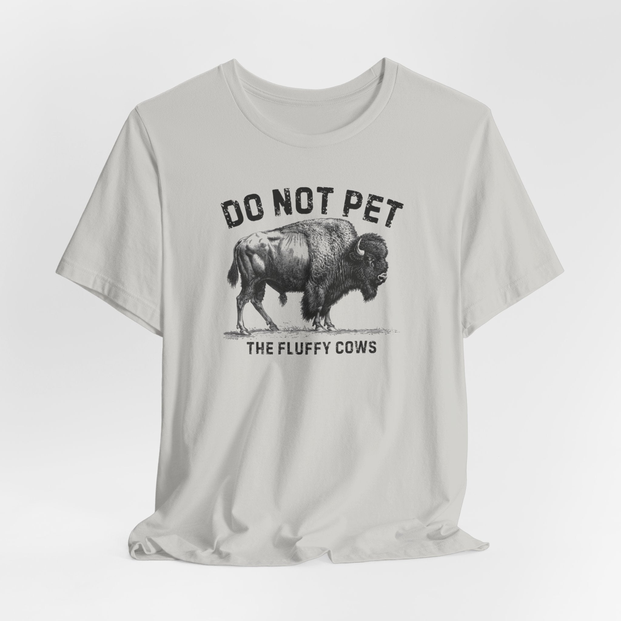 Do Not Pet The Fluffy Cows Shirt Funny Animal Lover Tee