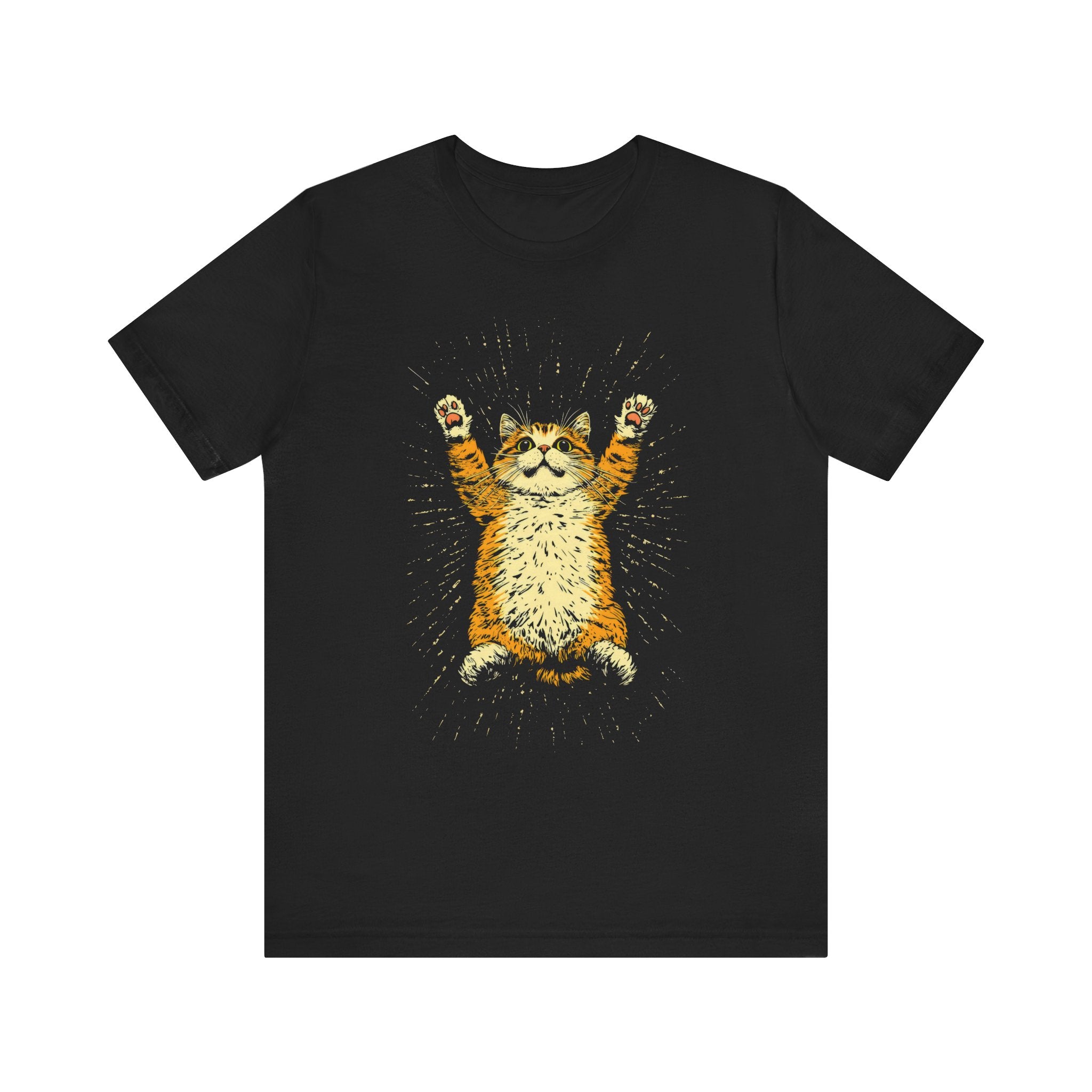 Playful Cat Graphic Tee