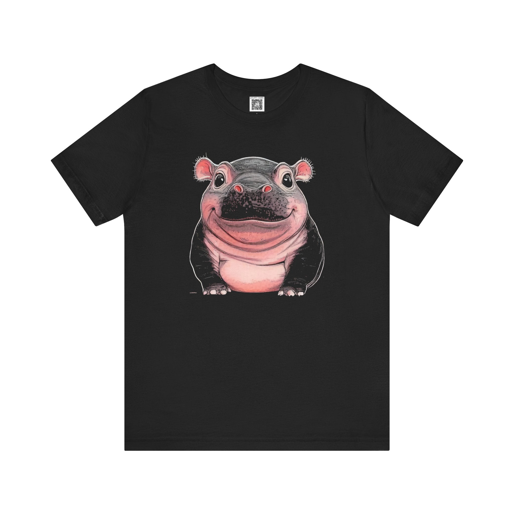 Cute Hippo Graphic T-Shirt